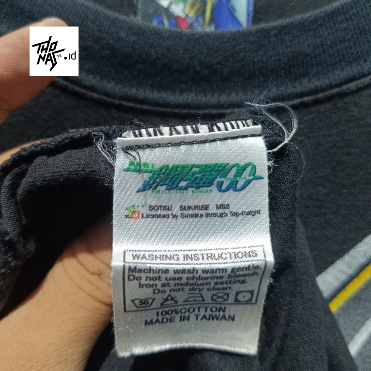 Anime Rare Vintage Gundam 00 Celestial Being Anime Manga Mecha Size US L / EU 52-54 / 3 - 9 Thumbnail