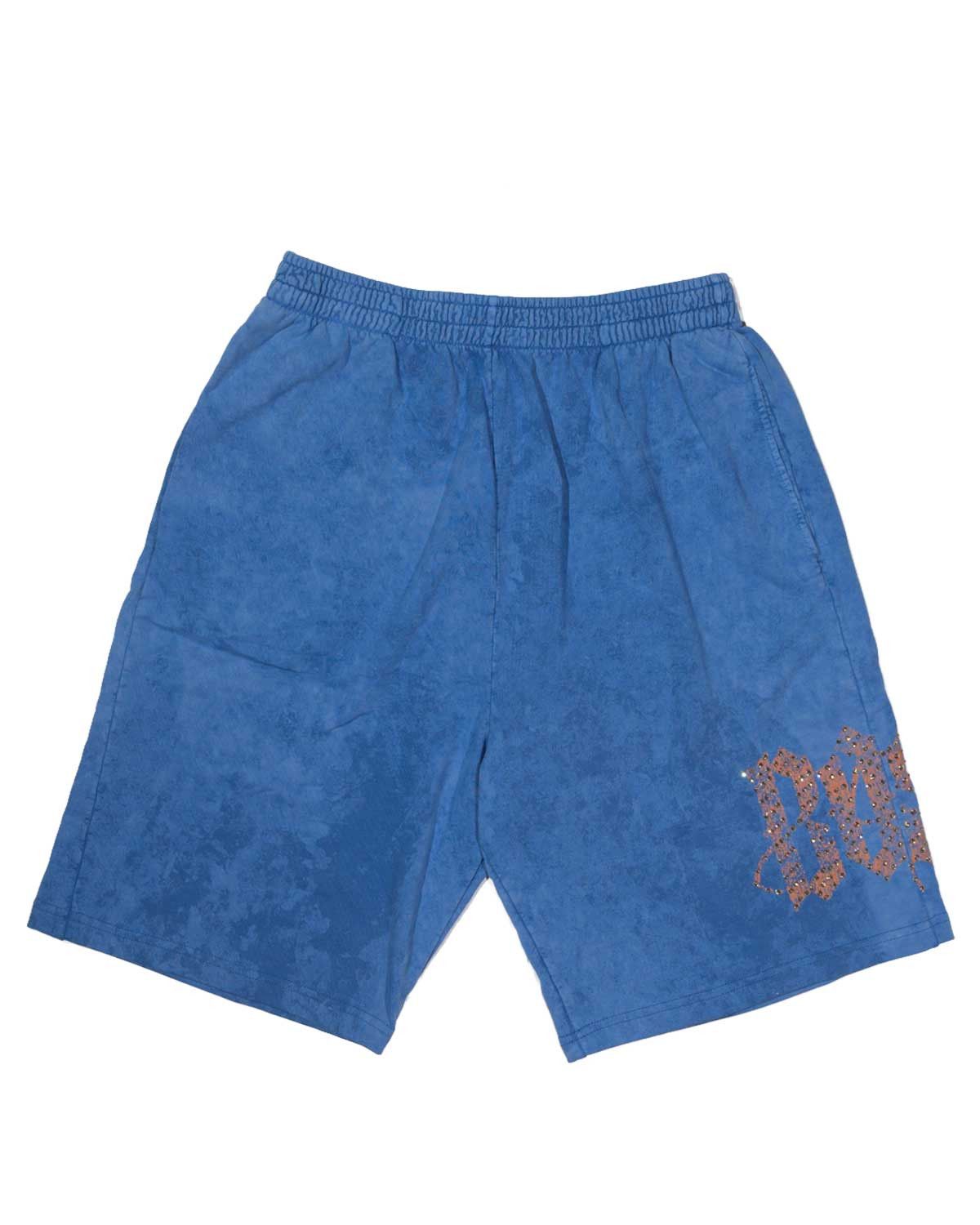 Hugo Boss Bossi Vintage Rhinestone Shorts Blue/Orange Size US 38 / EU 54 - 1 Thumbnail