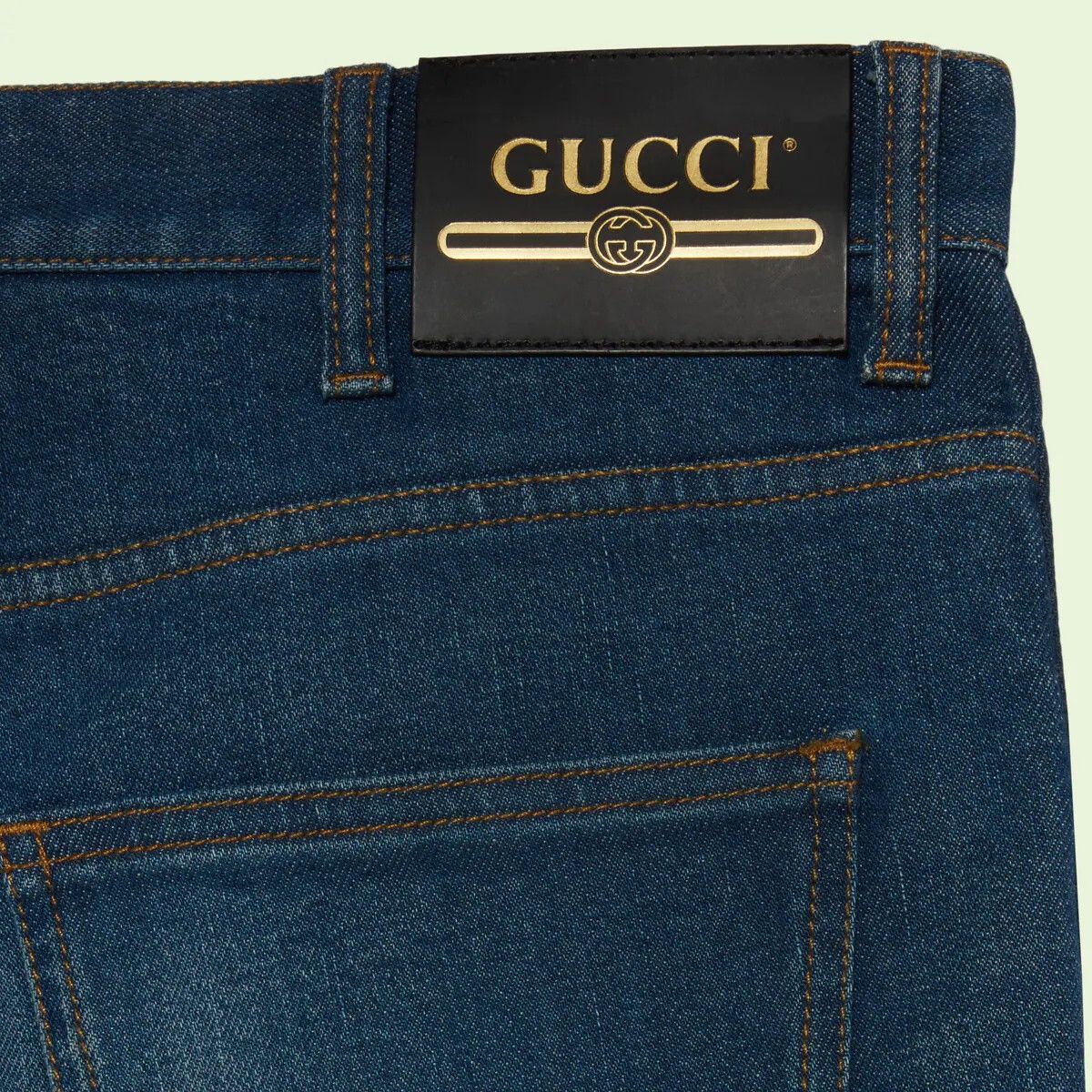 Gucci o1mt1gz0725 Tapered Denim Pant in Blue Size US 32 / EU 48 - 5 Thumbnail