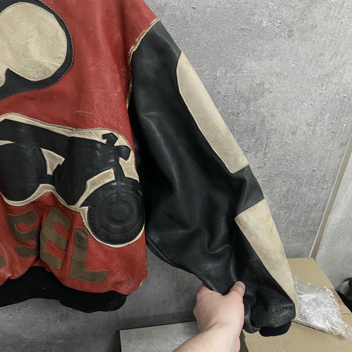 Diesel Vintage Diesel Leather Biker Racing Jacket Archive Y2K Size US L / EU 52-54 / 3 - 5 Thumbnail
