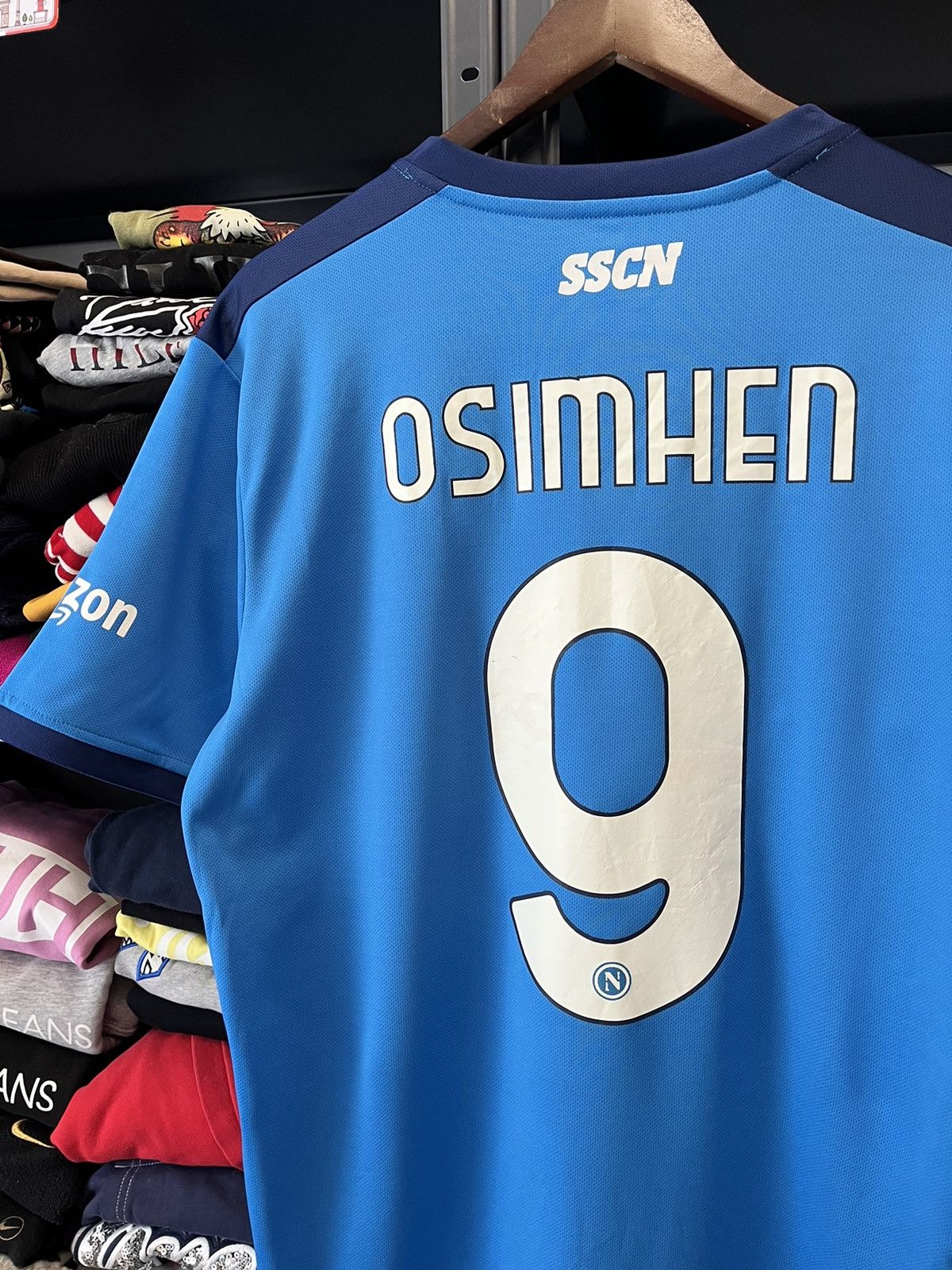 Vintage Napoli #9 Osimhen Jersey Size US L / EU 52-54 / 3 - 5 Thumbnail
