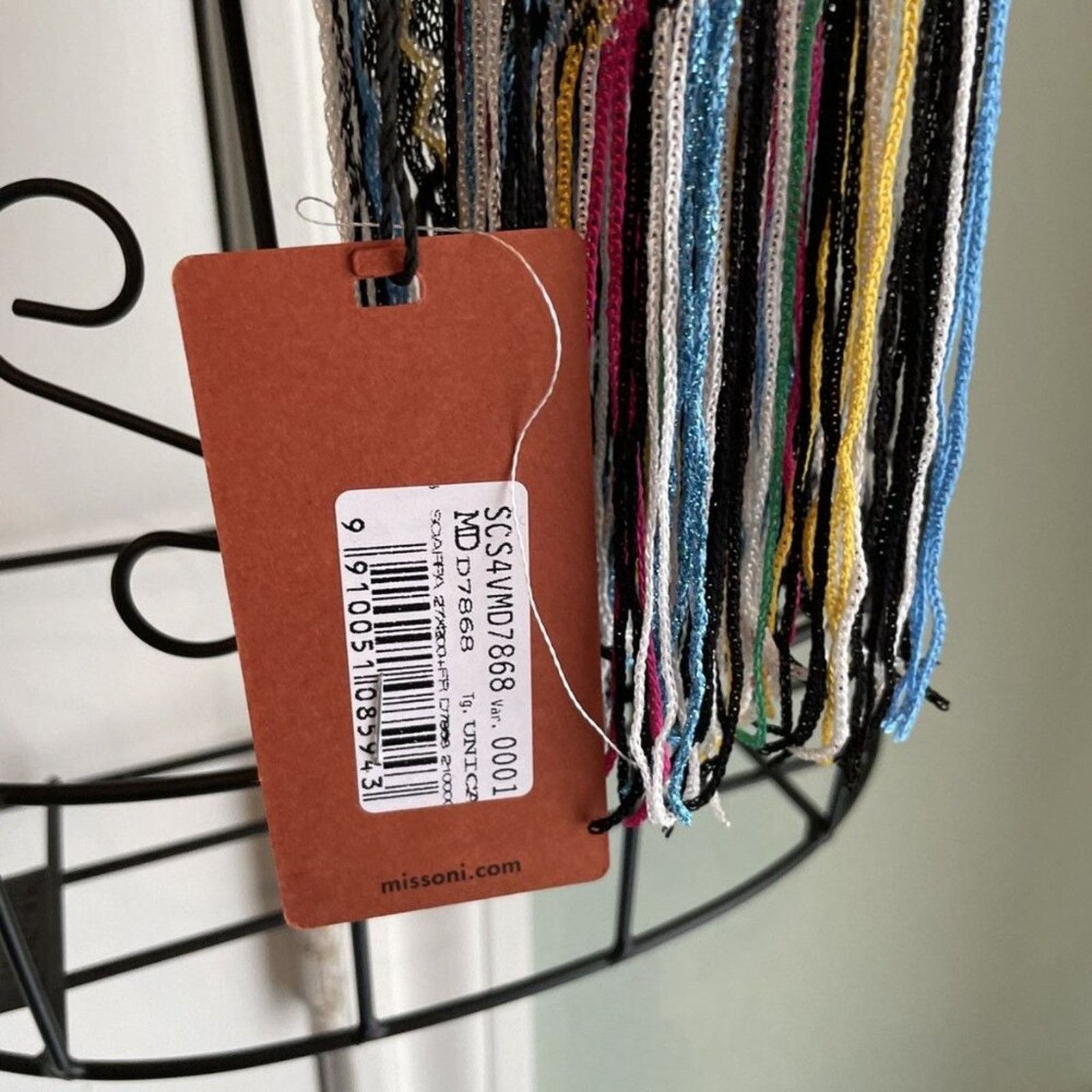 Missoni Missoni multicolored striped zigzag Scarf Size ONE SIZE - 4 Thumbnail