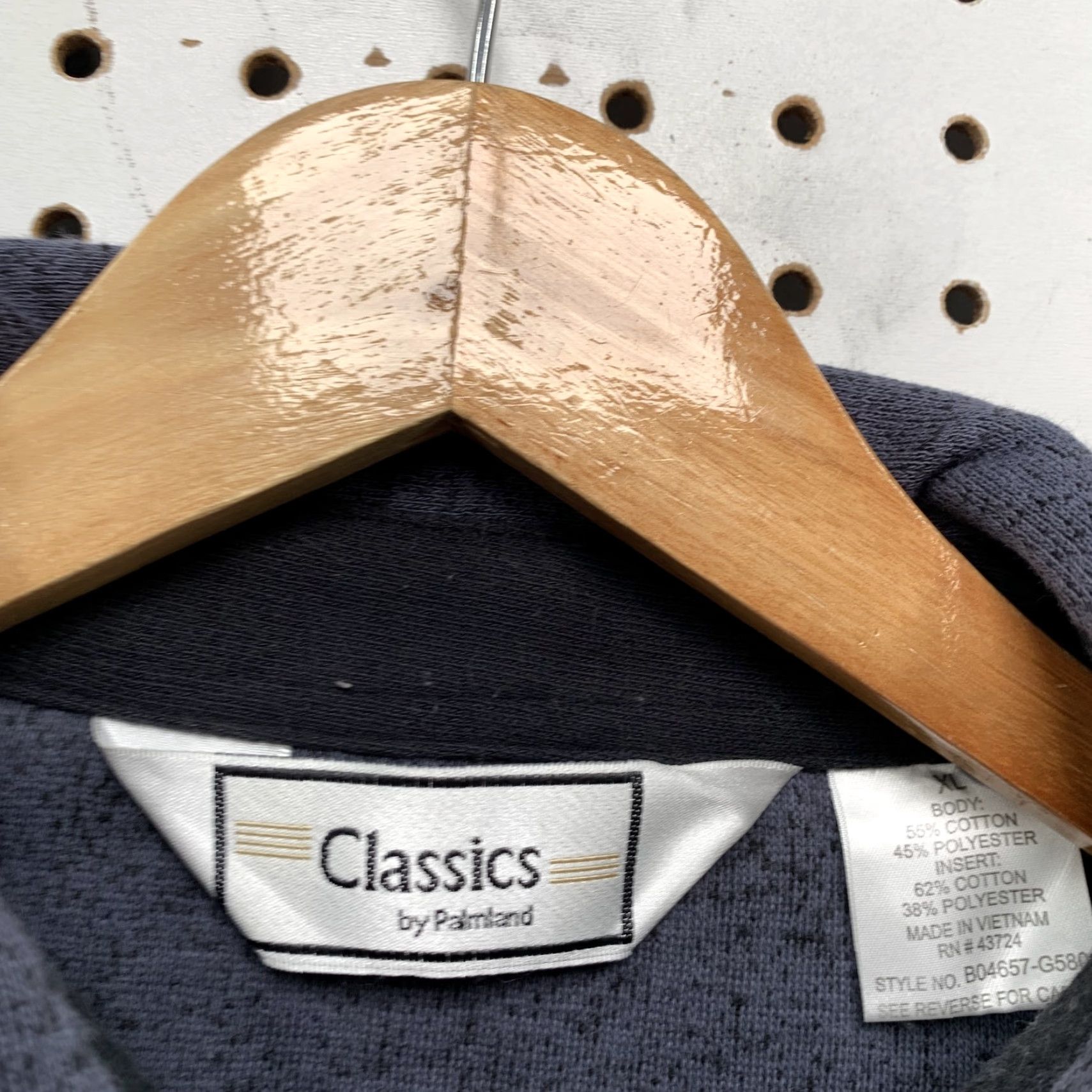 Vintage VINTAGE Classics Parkland Pullover Sweater Mens XL Collared Gray Fleece Size US XL / EU 56 / 4 - 4 Thumbnail
