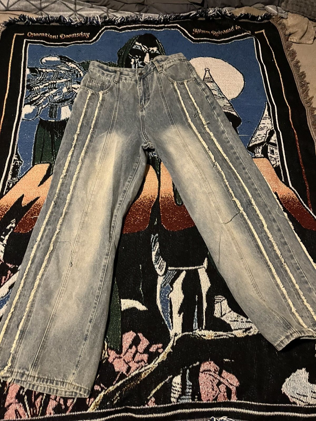 Other Baggy distressed jeans Size US 34 / EU 50 - 3 Thumbnail
