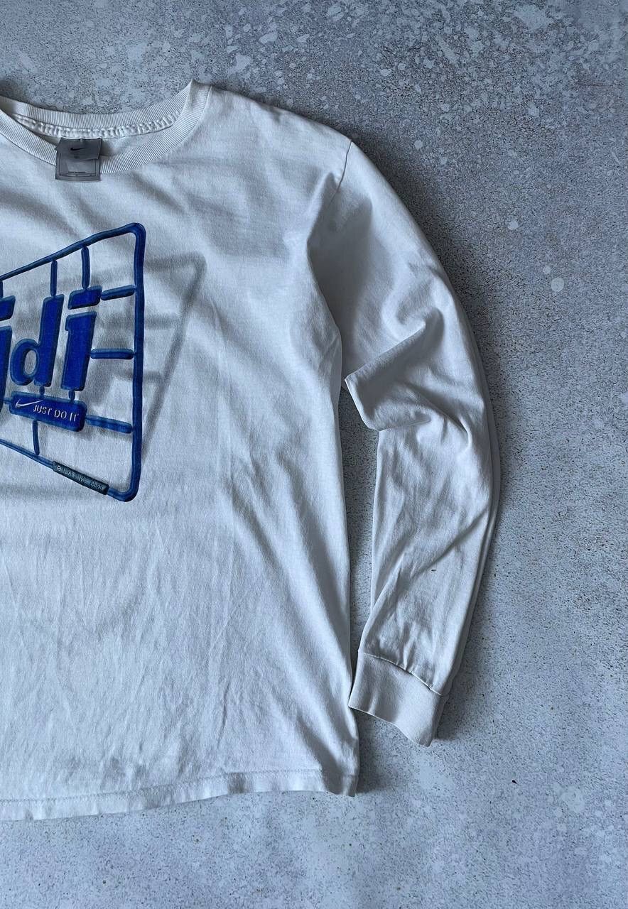 Nike × Vintage Vintage 80-90s Nike Crewneck Sweatshirt Big Graphic Logo Y2K Size US XL / EU 56 / 4 - 3 Thumbnail