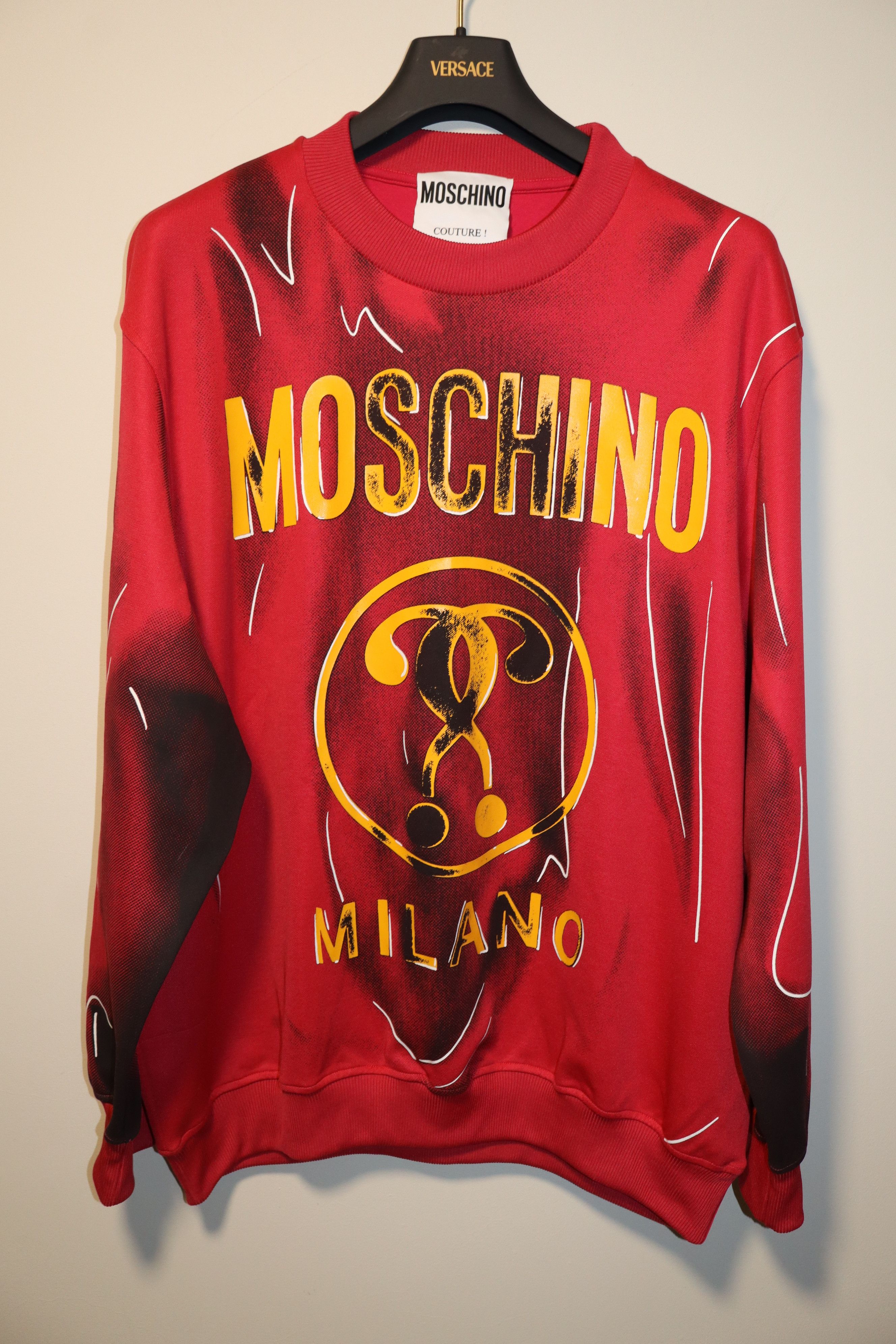Moschino trompe l'oeil sweatshirt