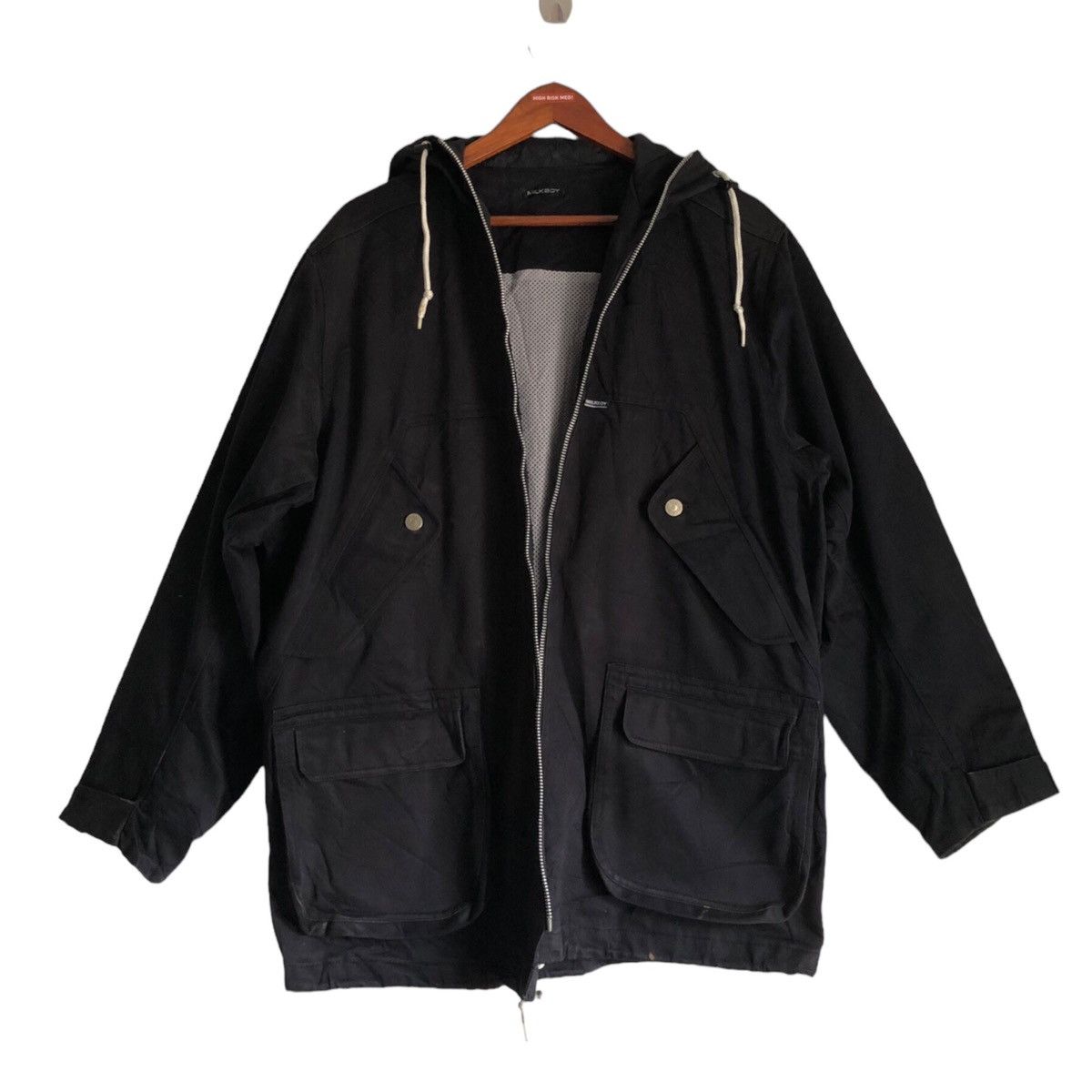 Japanese Brand Vintage Milkboy chore hoodie jacket Size US XL / EU 56 / 4 - 3 Thumbnail