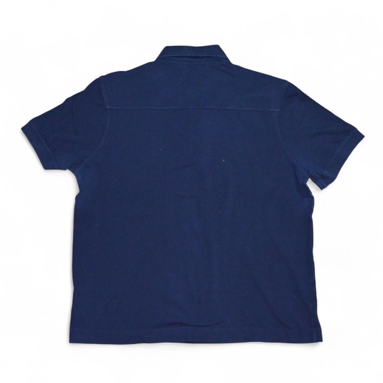 Mr P. MSRP $110 Mr P. Mr Porter navy blue pique polo cotton large Size US L / EU 52-54 / 3 - 7 Thumbnail