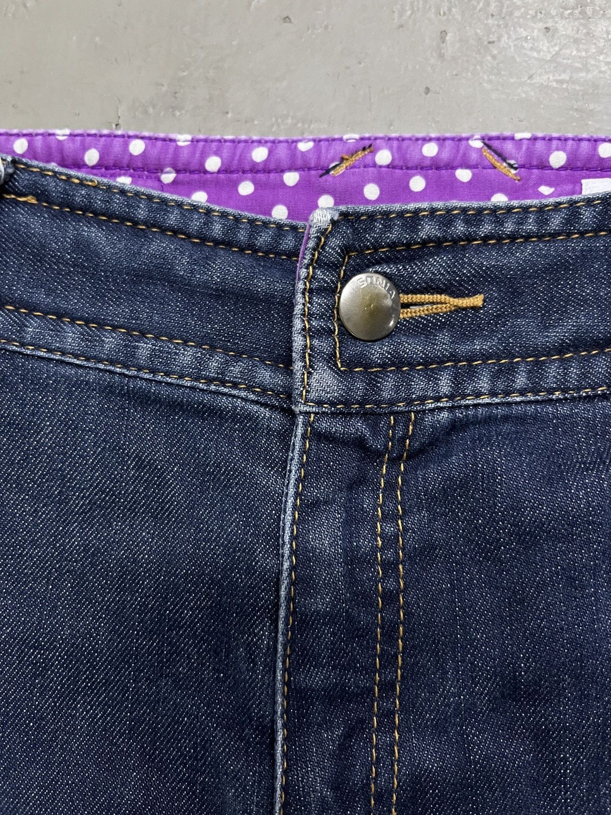 Designer Authentic Sonia Rykiel Paris Designer Heart Shaped Denim Size US 28 / EU 44 - 3 Thumbnail