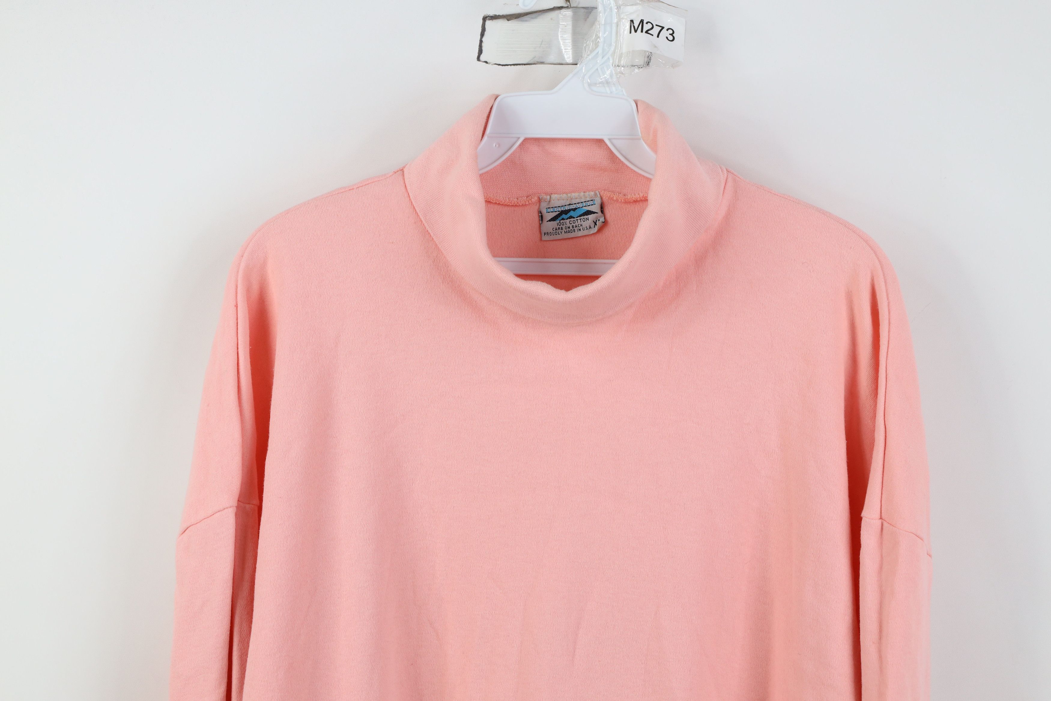 Vintage Vintage 70s Streetwear Heavy Cotton Turtleneck T-Shirt USA Size XL / US 12-14 / IT 48-50 - 2 Thumbnail