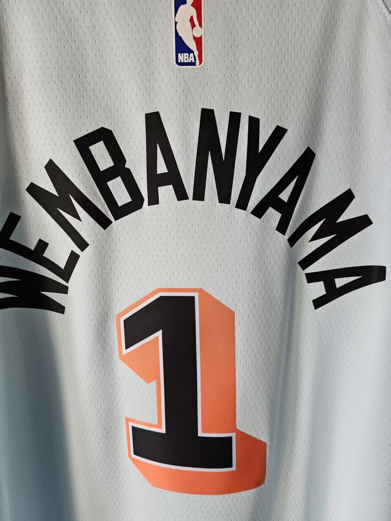 NBA San Antonio Spurs #1 Wembanyama Jersey Size US L / EU 52-54 / 3 - 4 Thumbnail