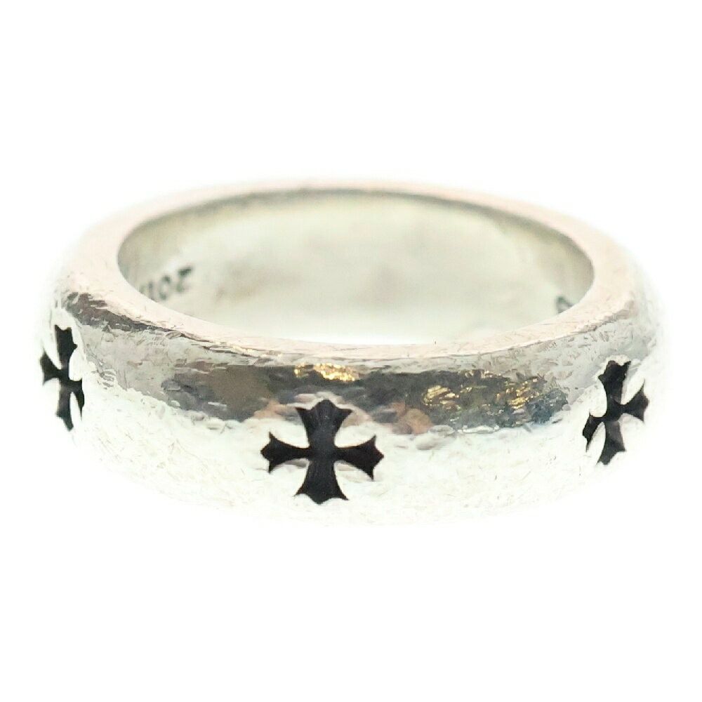 原本付き美品Chrome Hearts Negative CH PlusRing Chrome Hearts Negative CH Plus Ring .925 Silver Pre-Owned