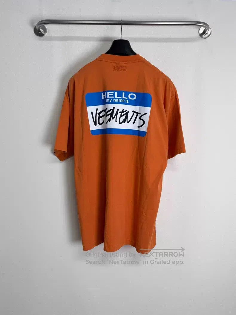Vetements VETEMENTS Logo Pattern Printed Round Neck Short Sleeve T-S Size US S / EU 44-46 / 1 - 2 Thumbnail