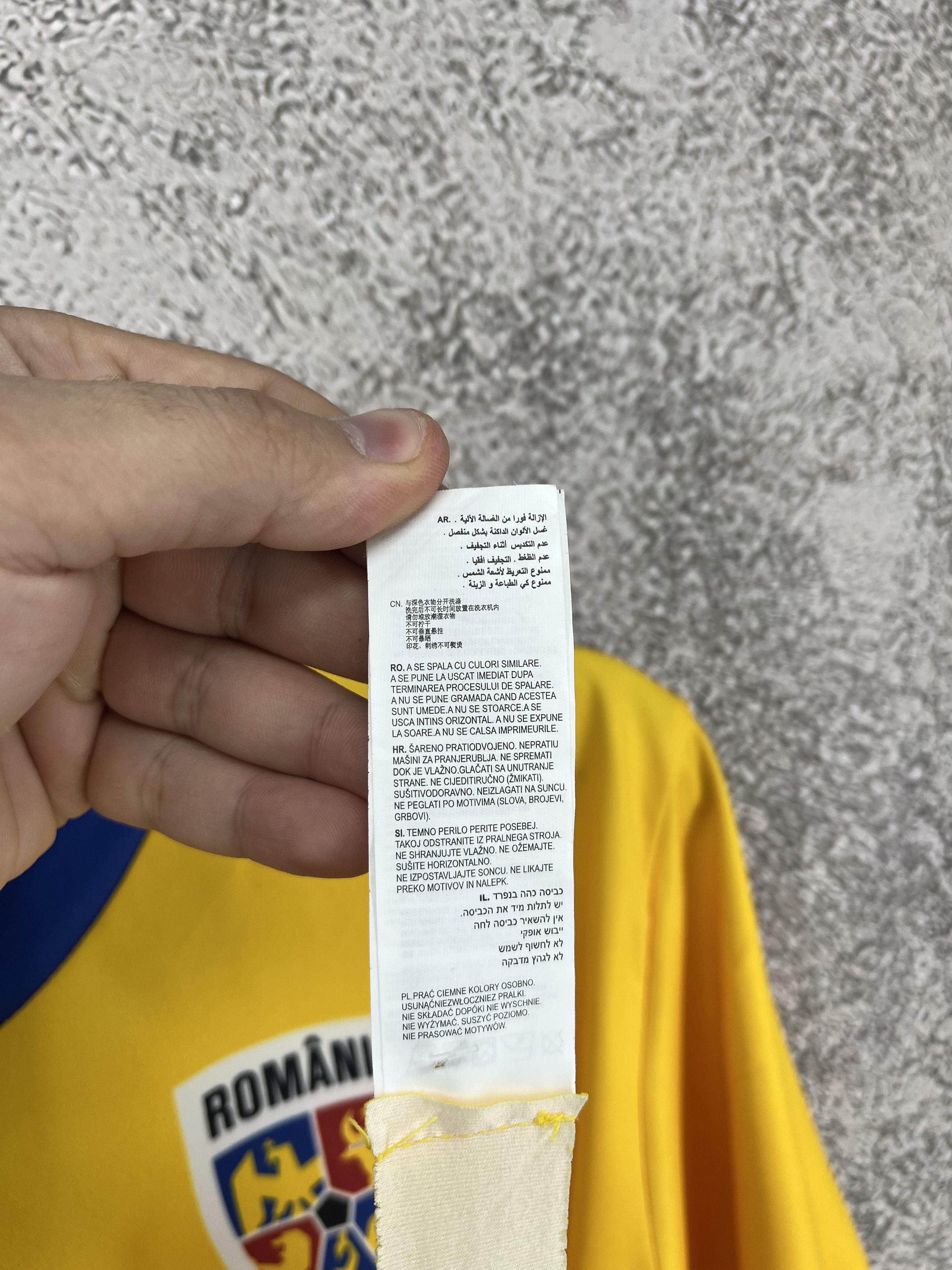 Joma Romania 2024-25 Joma Home Fan Football Shirt L Size US L / EU 52-54 / 3 - 11 Thumbnail