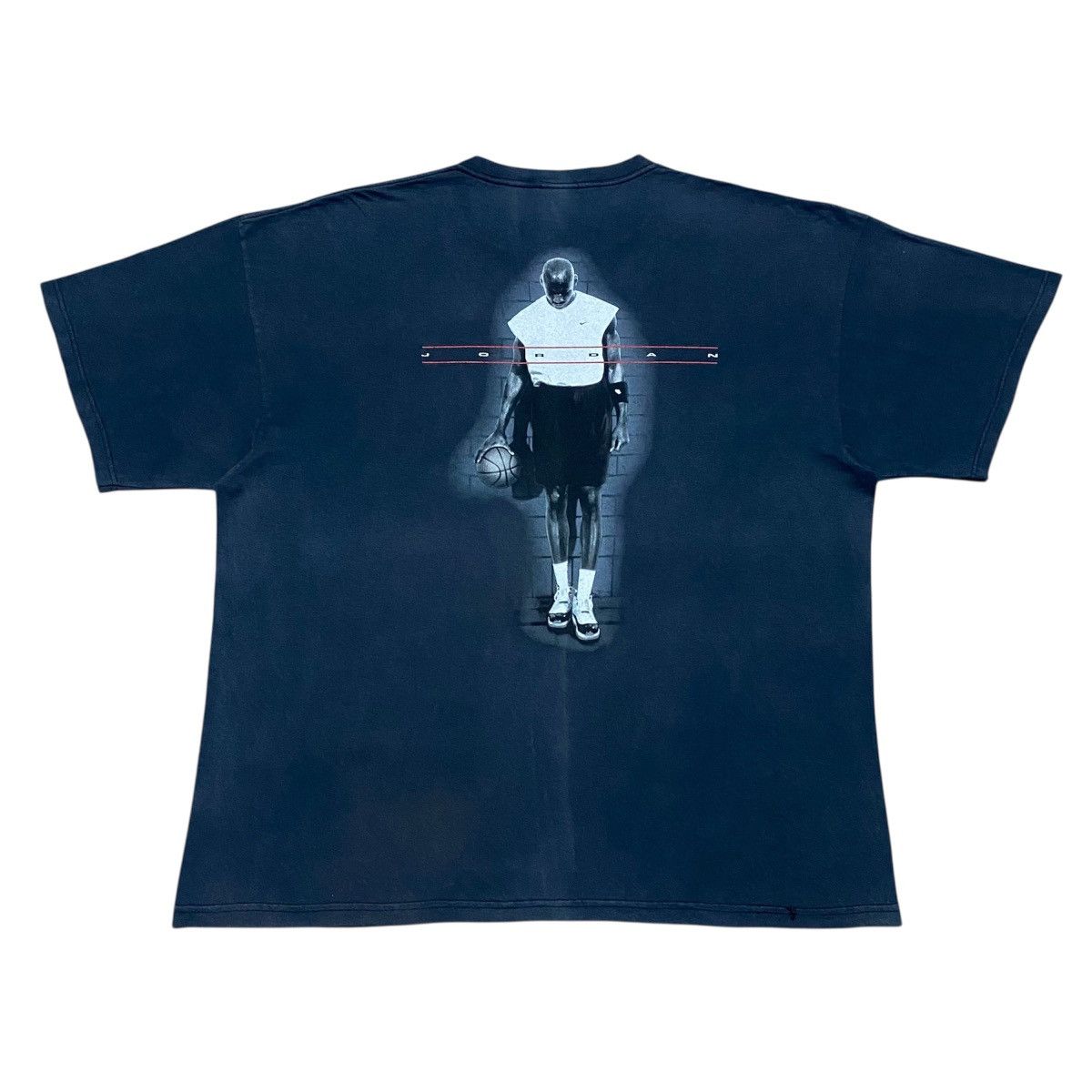 Jordan Brand Rare‼️🔥Vintage Nike Air Jordan Crazy Backhit T-Shirt Size US XXL / EU 58 / 5 - 1 Thumbnail