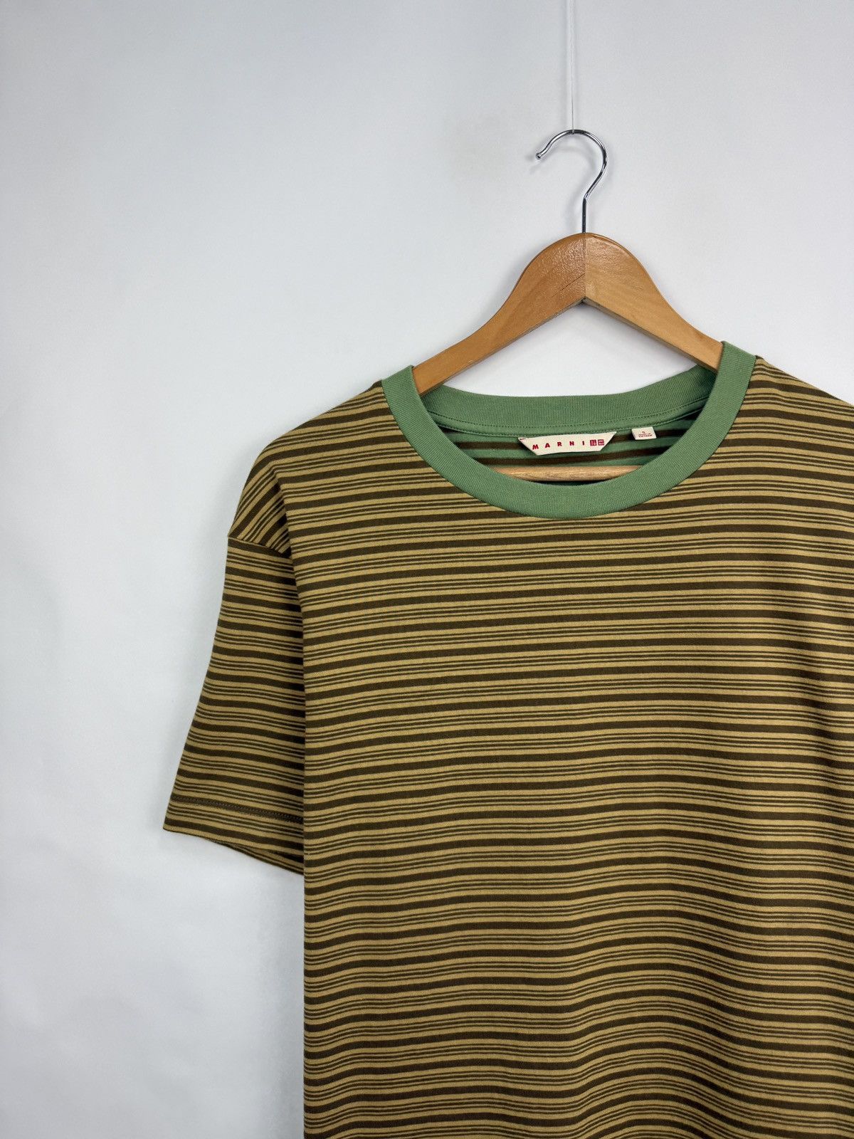 Marni × Uniqlo 🇮🇹🇯🇵 SS22 Marni Uniqlo Rare Edition Striped T-Shirt Y2K Size US S / EU 44-46 / 1 - 3 Thumbnail