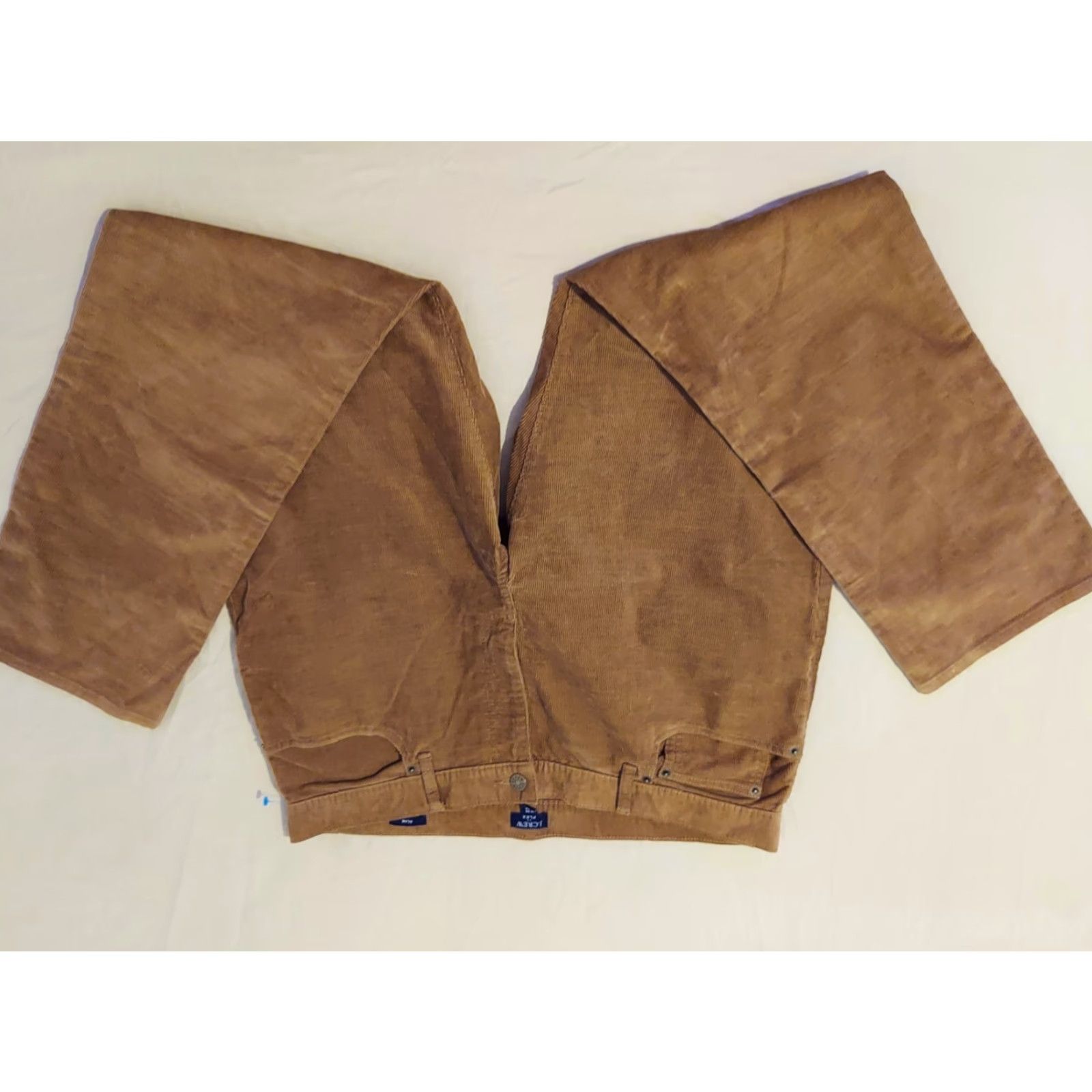 J.Crew J.CREW Jeans Mens 36x30 Corduroy Straight Slim Khaki Brown 38x30 Inseam 30 Distressed? Size US 36 / EU 52 - 2 Thumbnail