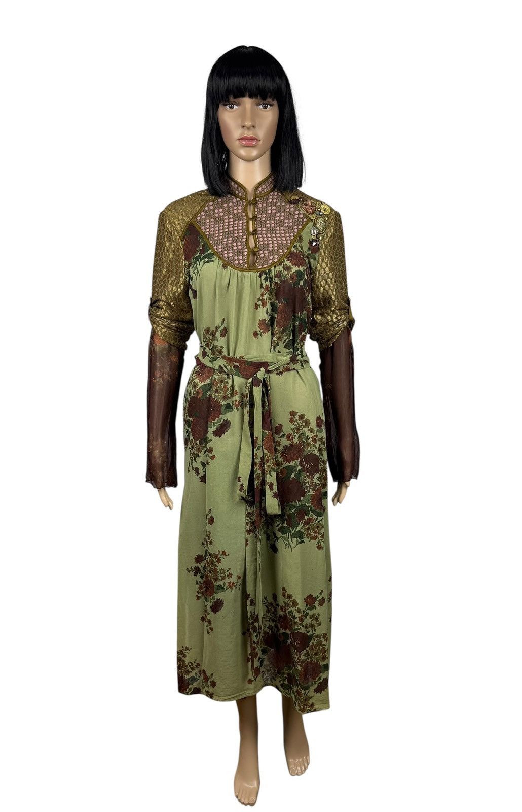 Other Sabyasachi India Silk Cotton Hand Printed Dress Stitched 12 Size M / US 6-8 / IT 42-44 - 1 Thumbnail