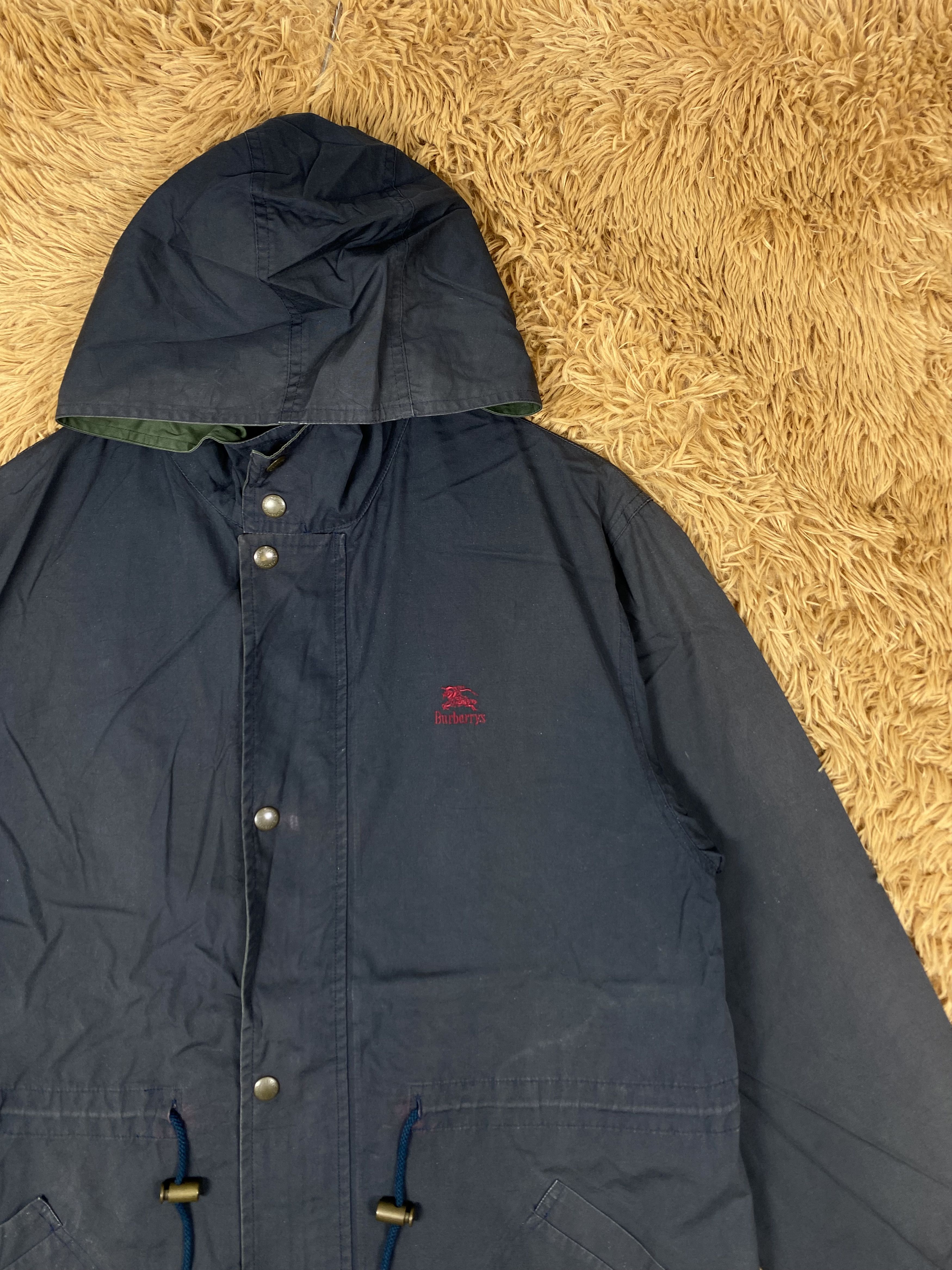 Burberry Vintage Burberry With Hoodie Faded Jacket DJ0985 Size US S / EU 44-46 / 1 - 3 Thumbnail