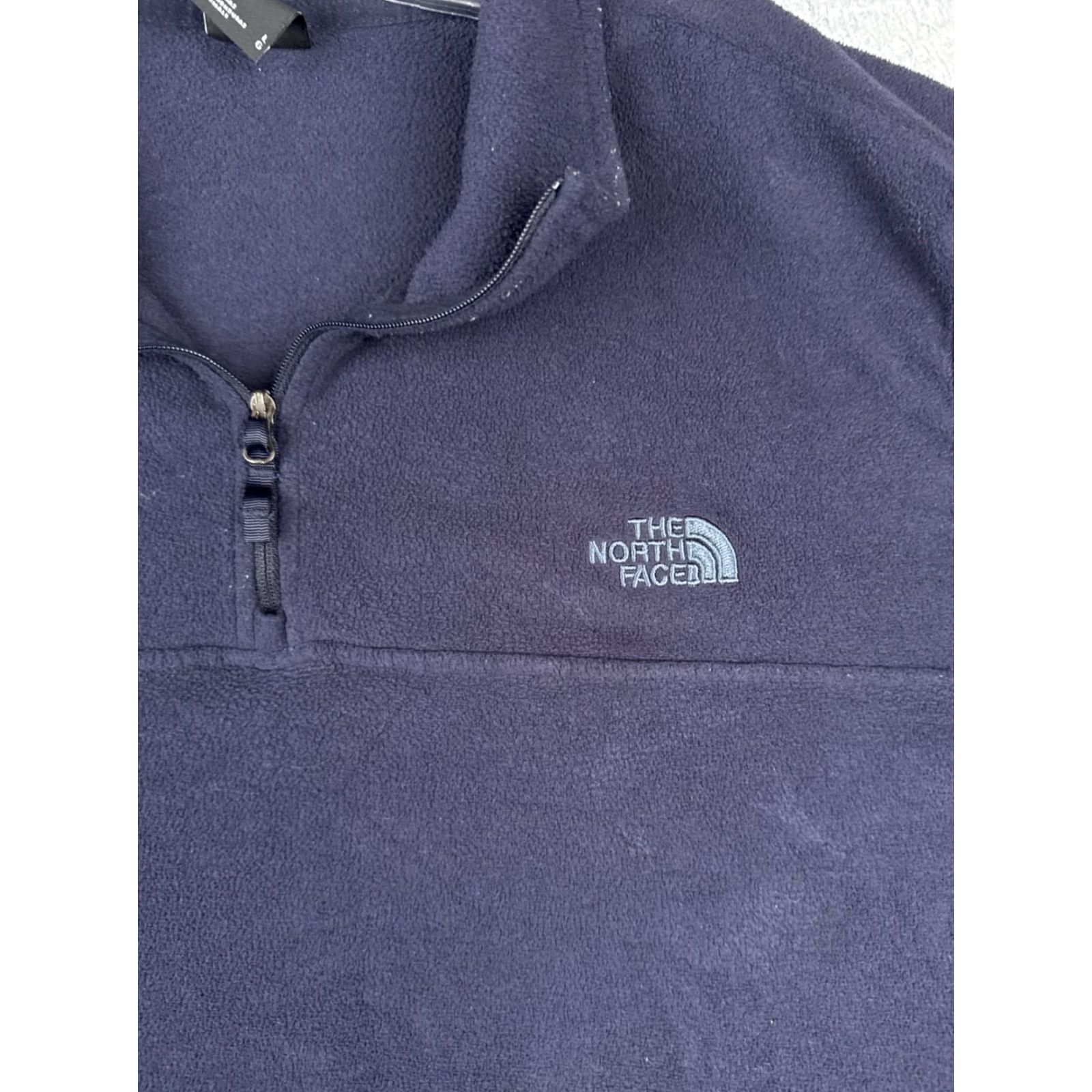 The North Face The North Face Sweater Mens Large Blue Fleece 1/4 Zip Everett's Polyester Fleece Size US L / EU 52-54 / 3 - 6 Thumbnail