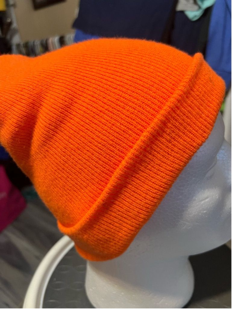 Mossy Oaks Unisex Mossy Oak Beanie One Size Orange Size ONE SIZE - 5 Thumbnail