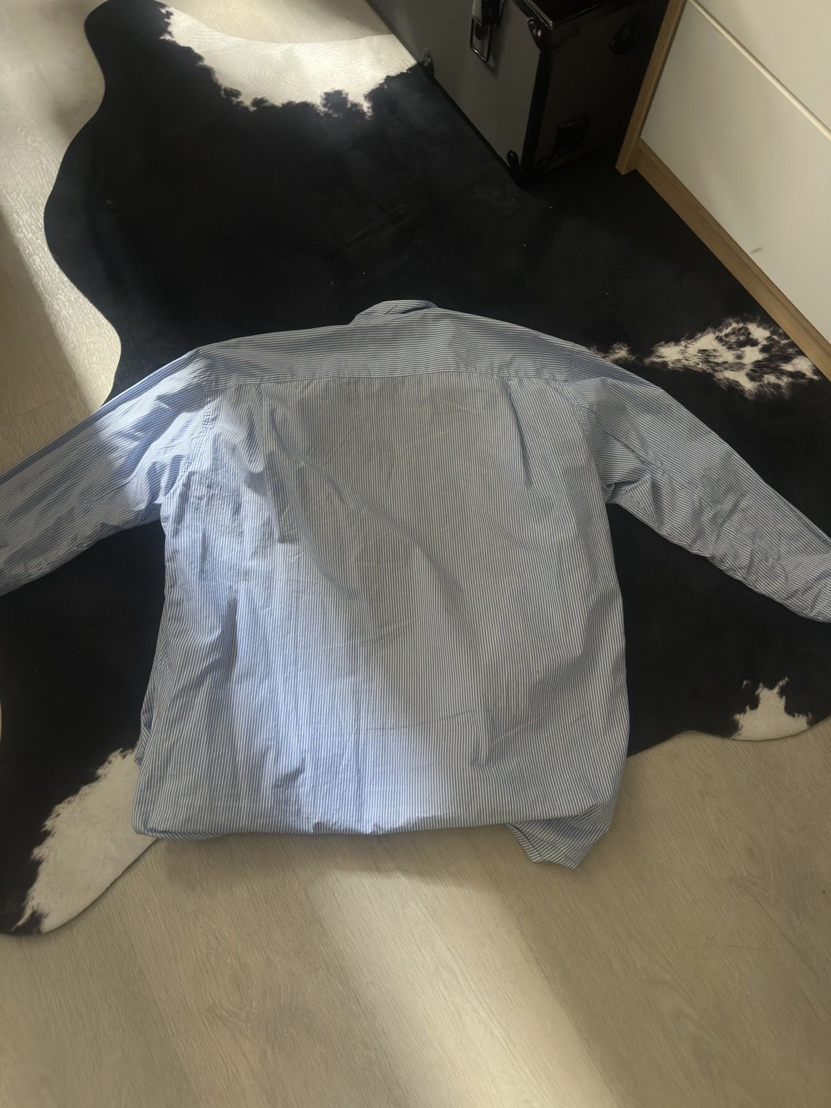 Comme des Garcons Comme Des Garçon blue striped shirt Size US L / EU 52-54 / 3 - 2 Thumbnail
