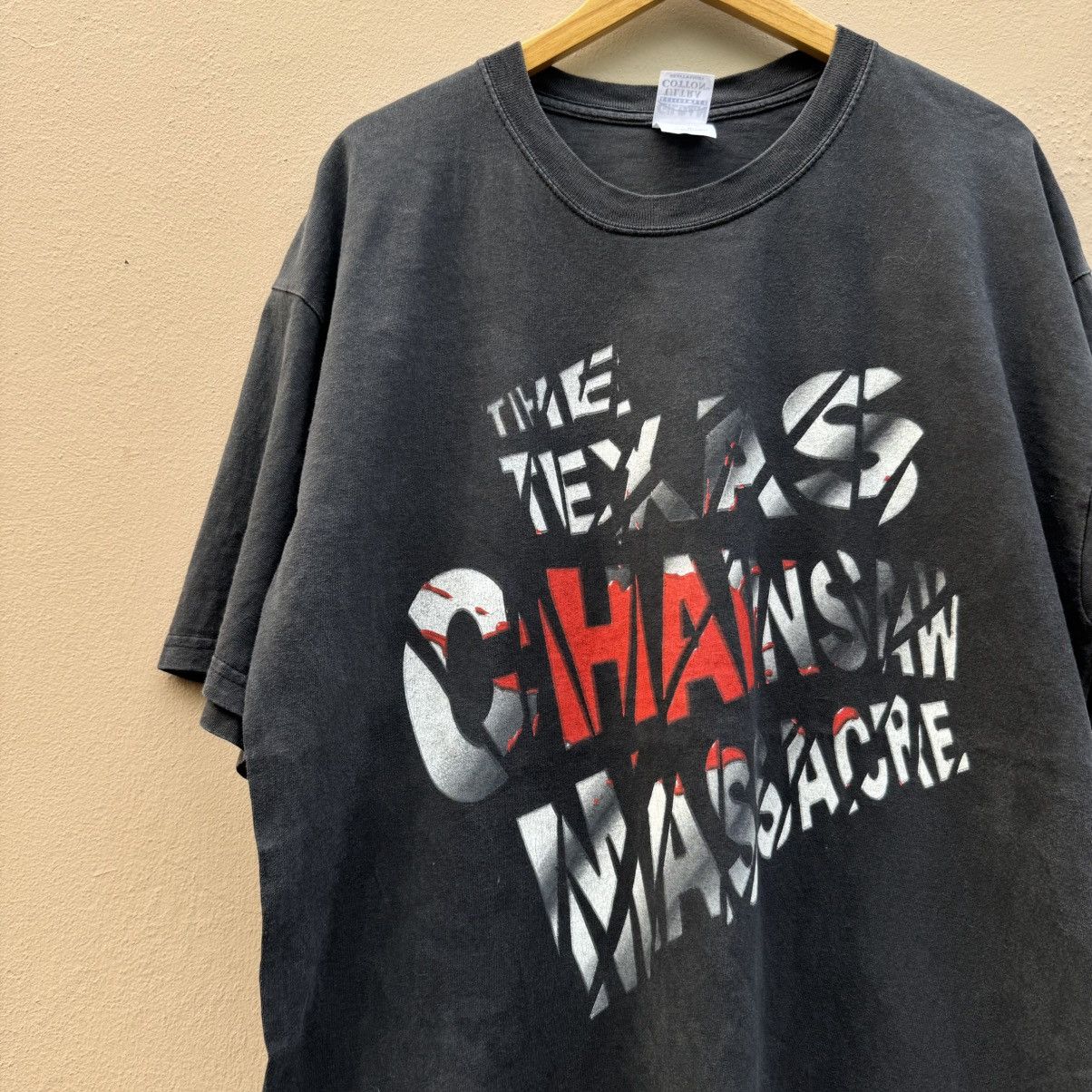 Vintage Vintage texaschainsaw massacre movie horror Blue Grape Size US XL / EU 56 / 4 - 2 Thumbnail