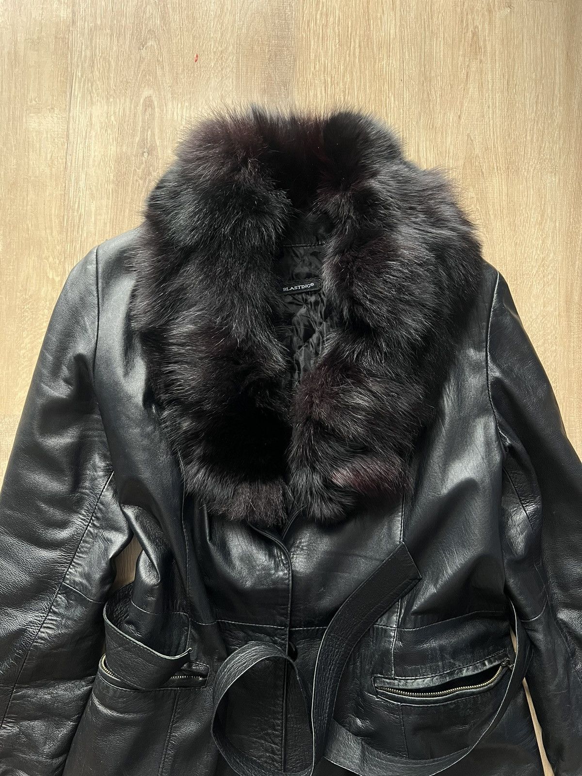 Vintage Vintage 1990 Leather Coat Size M / US 6-8 / IT 42-44 - 2 Thumbnail