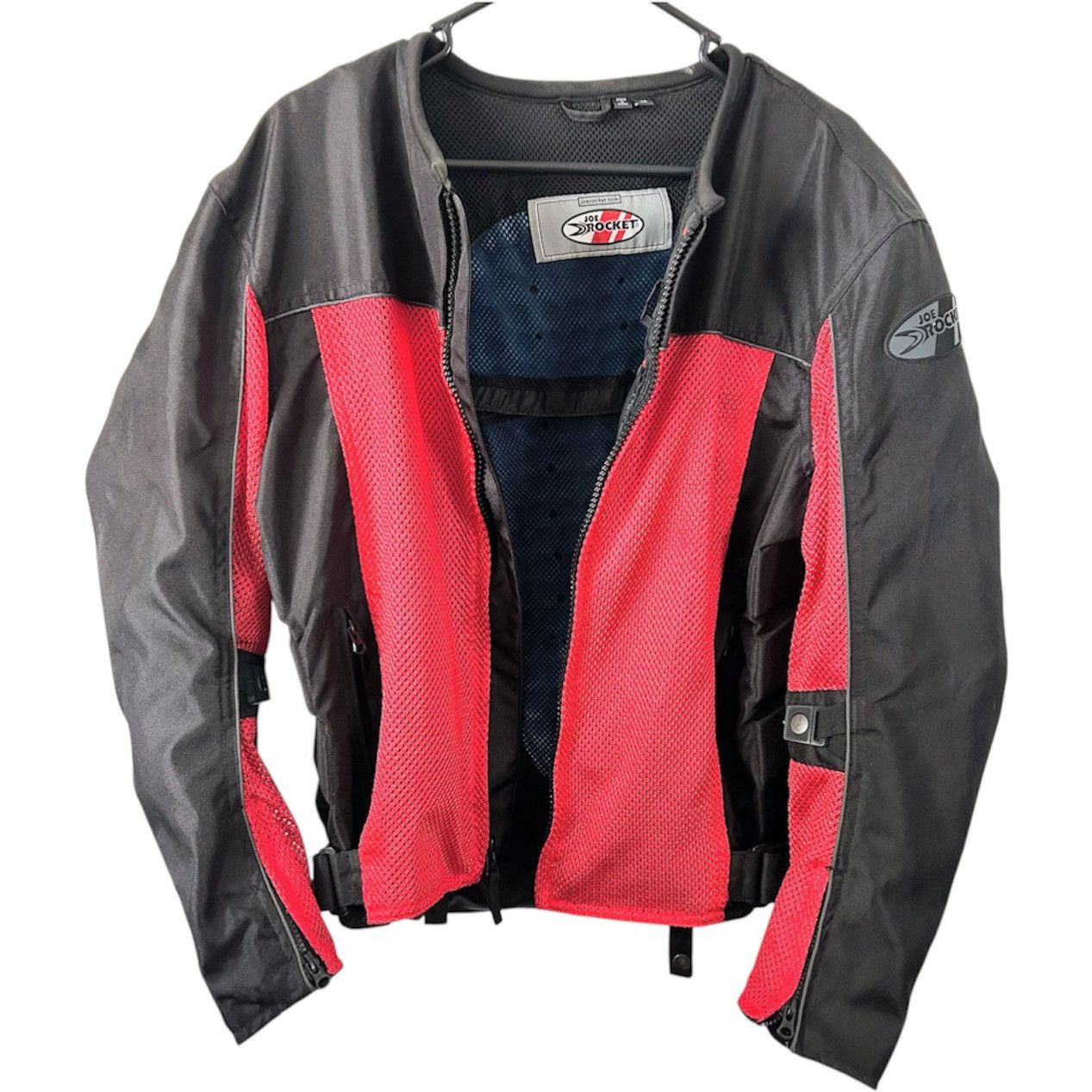 Joe Rocket Joe Rocket Mens Velocity Mesh Jacket Motorcycle Black Red Size US M / EU 48-50 / 2 - 4 Thumbnail