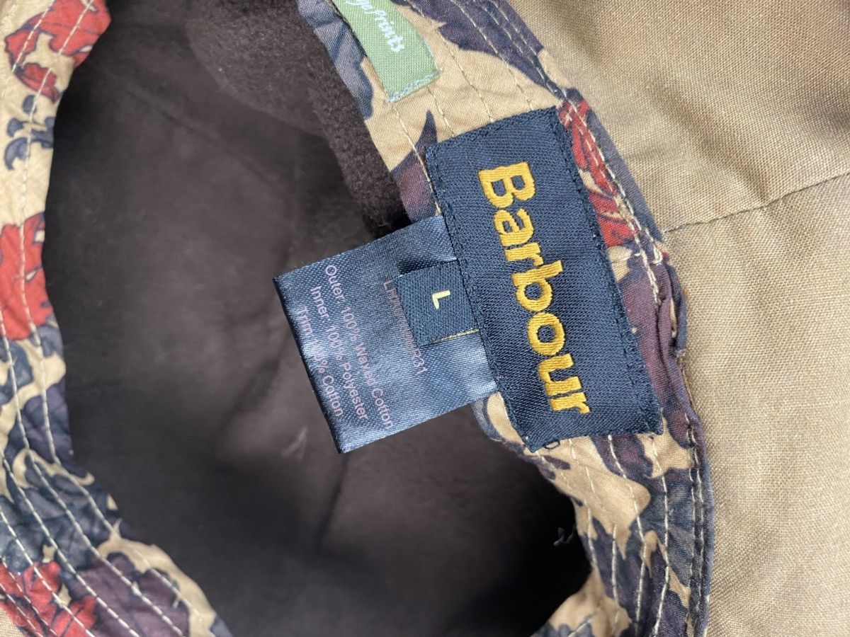 Barbour × Vintage Barbour waxed Panama hat country cottage prints Size ONE SIZE - 6 Thumbnail