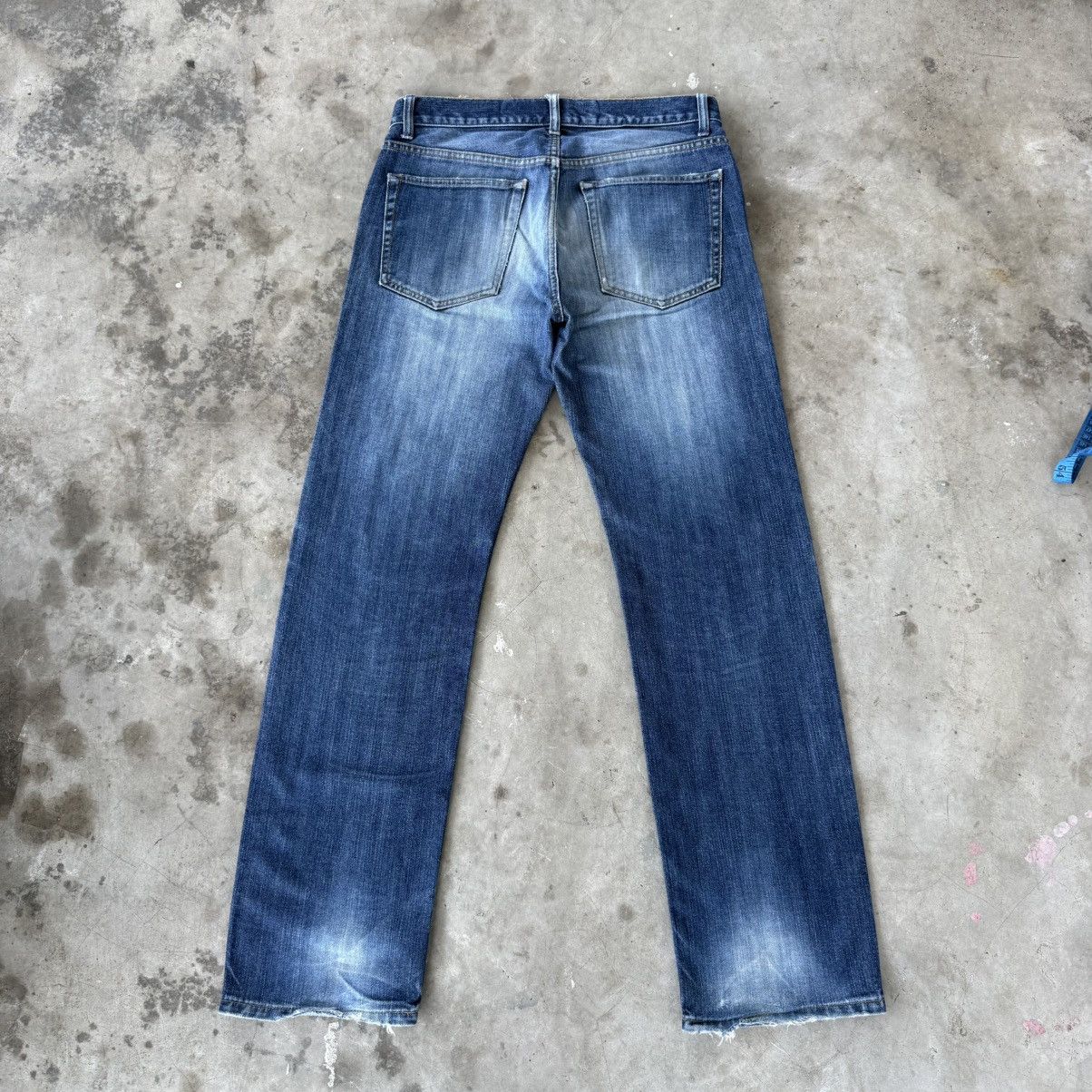Takeo Kikuchi W32 Vintage Takeo Kikuchi Button Fly Faded Mud Washer Denim Size US 32 / EU 48 - 9 Thumbnail
