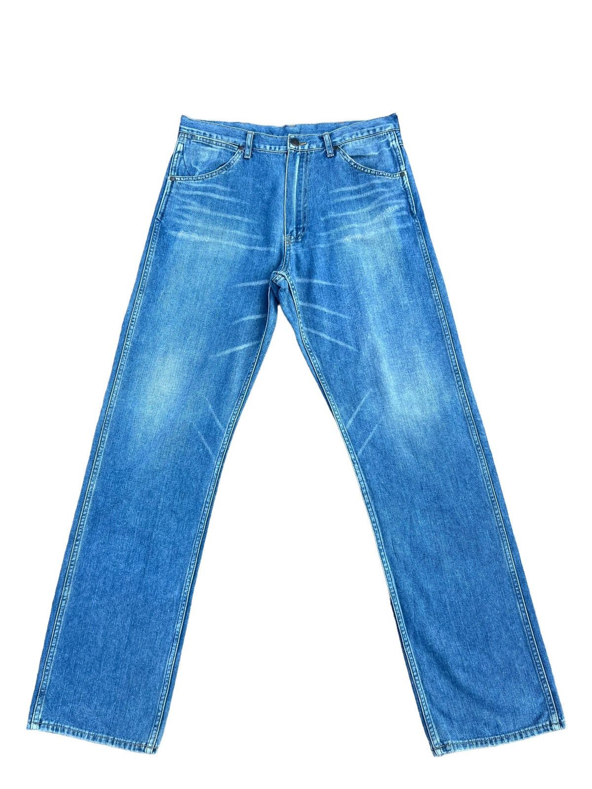 Bape Bathing Ape Nigo Era Wranlger Inspired Distress Denim Jeans Size US 32 / EU 48 - 1 Thumbnail