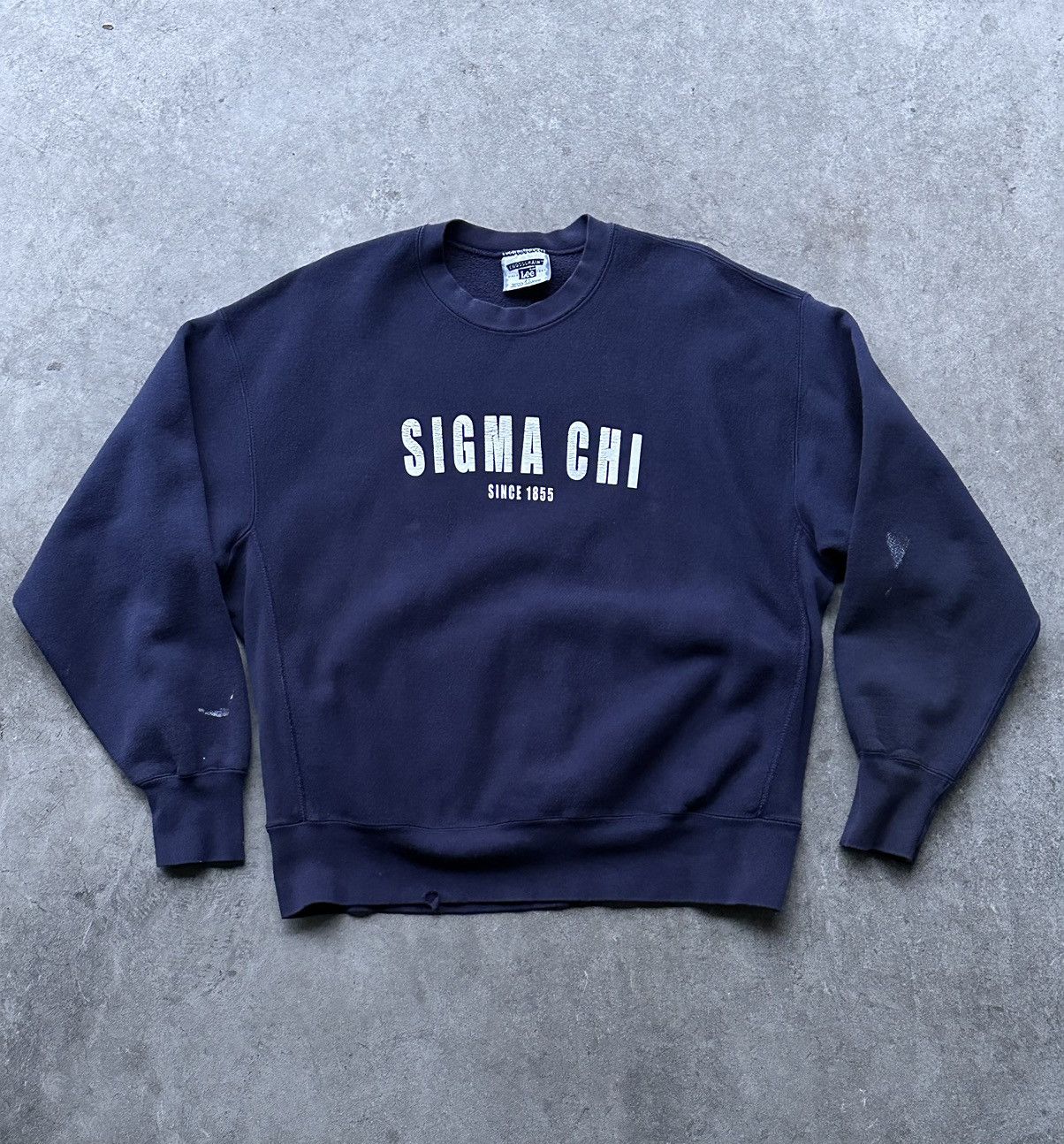 Lee × Vintage Lee Sigma Chi crewneck Size US XXL / EU 58 / 5 - 1 Thumbnail
