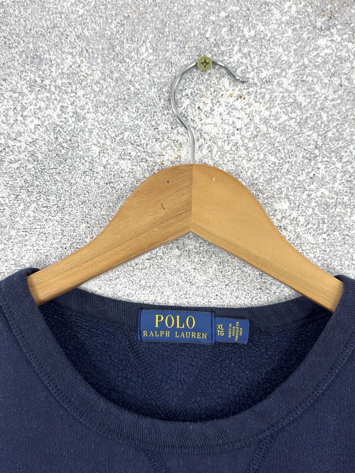 Polo Ralph Lauren Polo Ralph Lauren Big Logo Navy Sweatshirt Size US XL / EU 56 / 4 - 4 Thumbnail