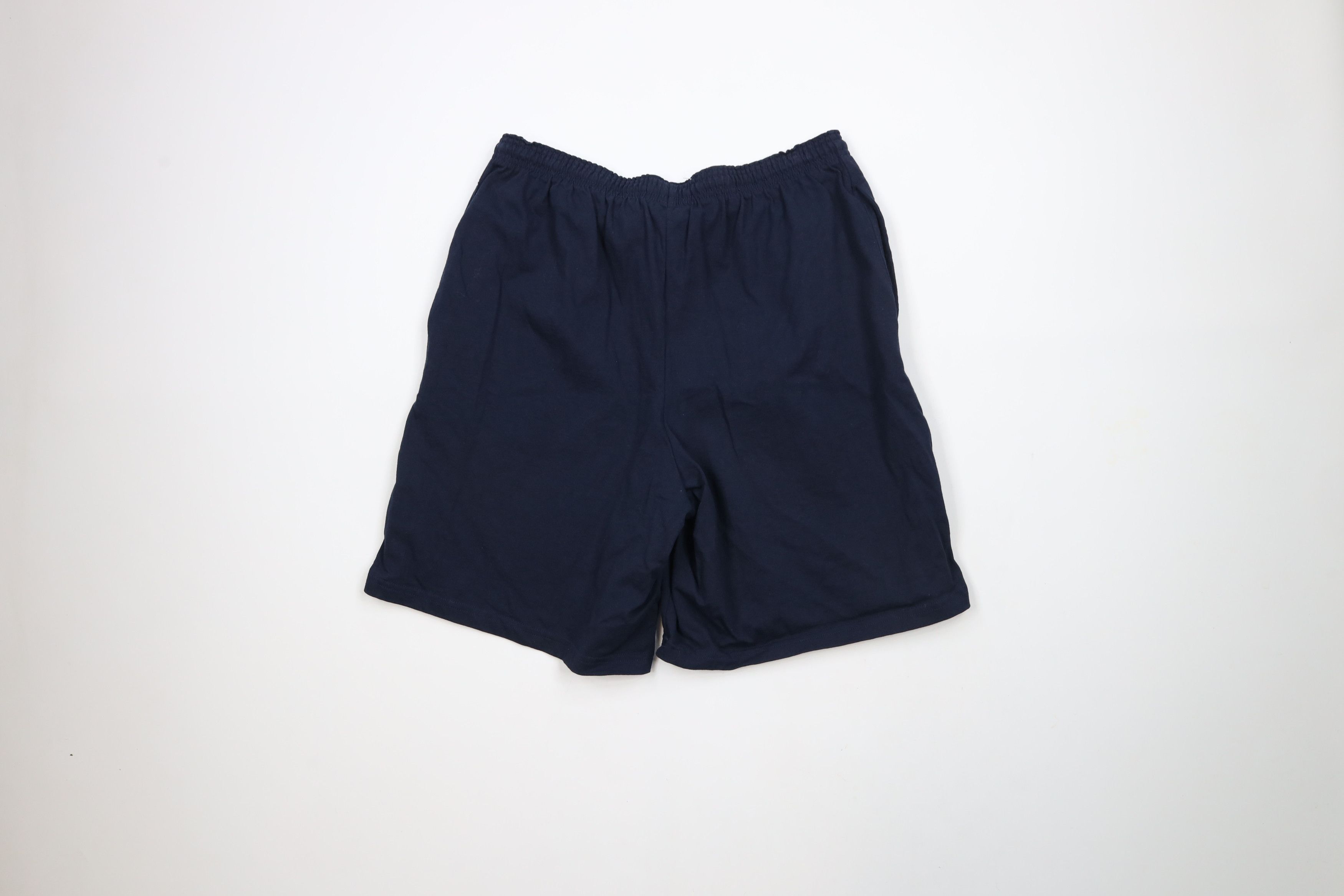 Champion × Vintage Vintage Champion Classic Logo Above Knee Shorts Blue Cotton Size US 34 / EU 50 - 8 Thumbnail