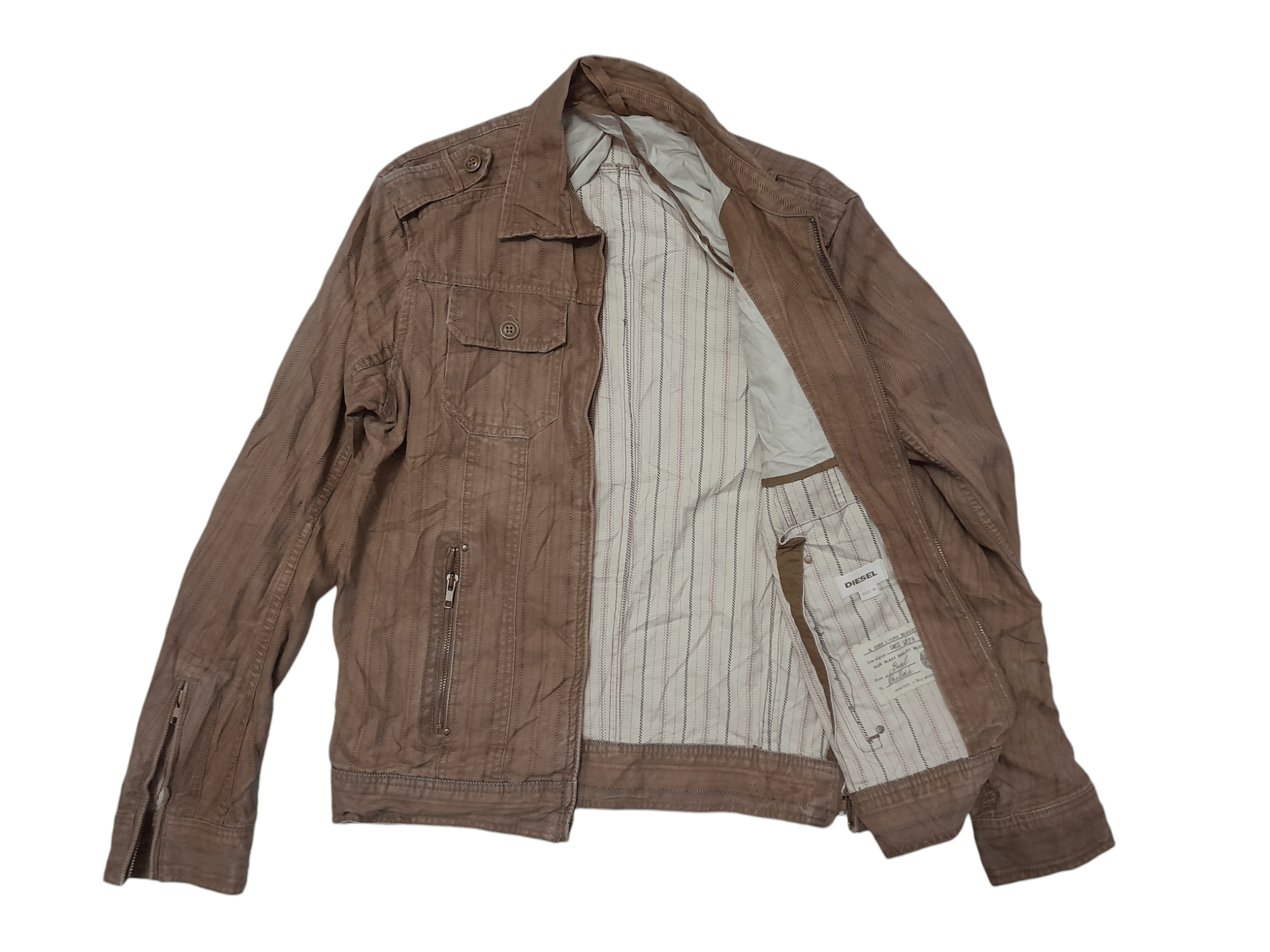 Diesel Diesel Biker Jacket Nicola Formichetti Leather Lining (F342) Size US M / EU 48-50 / 2 - 1 Thumbnail