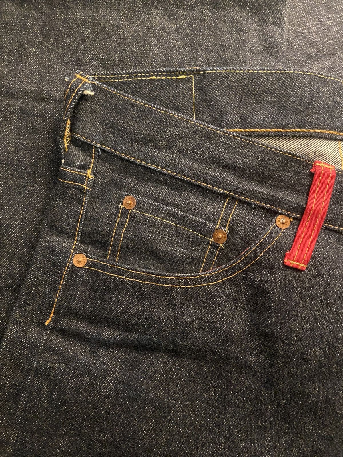 Denime DENIME Lot XX “The Curiosity Shop” Deadstock Selvedge Denim Size US 30 / EU 46 - 8 Thumbnail