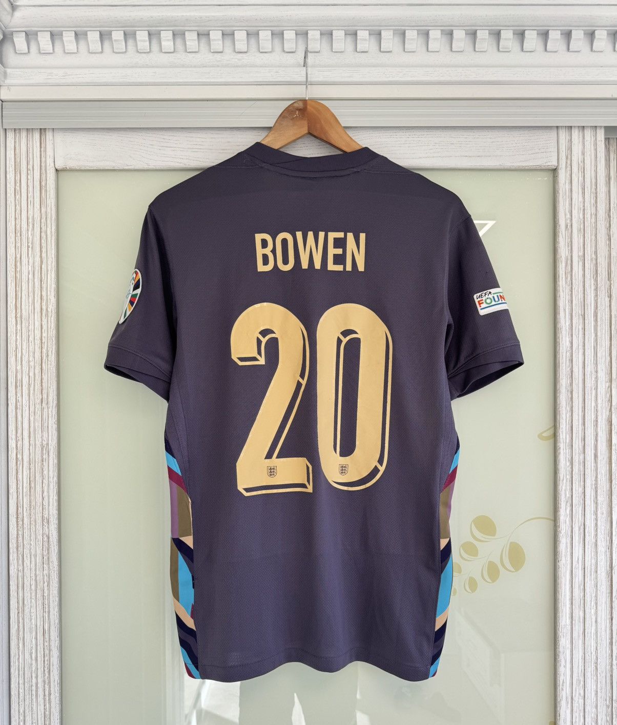 Bowen #20 England 2024-2025 Euro Away Soccer Jersey Shirt