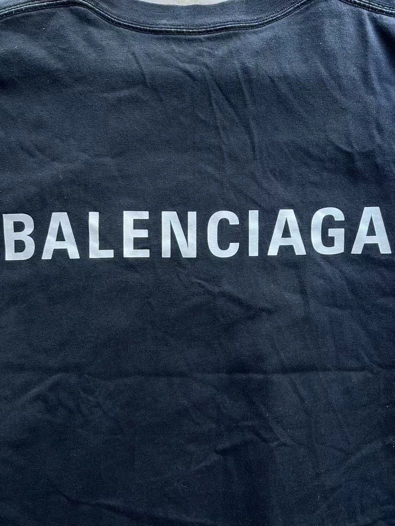 Balenciaga Balenciaga Front and Back Logo Short Sleeve T-shirt, Size Size US S / EU 44-46 / 1 - 6 Thumbnail