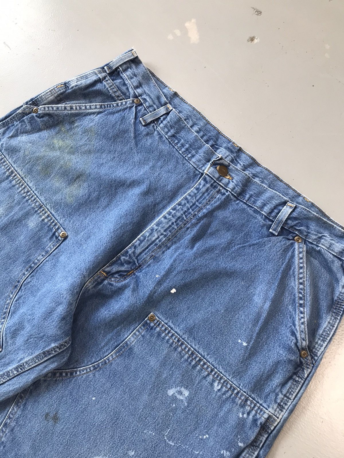 Carhartt × Vintage Rare vintage Carhartt b273 dst double knee denim Size US 40 / EU 56 - 4 Thumbnail