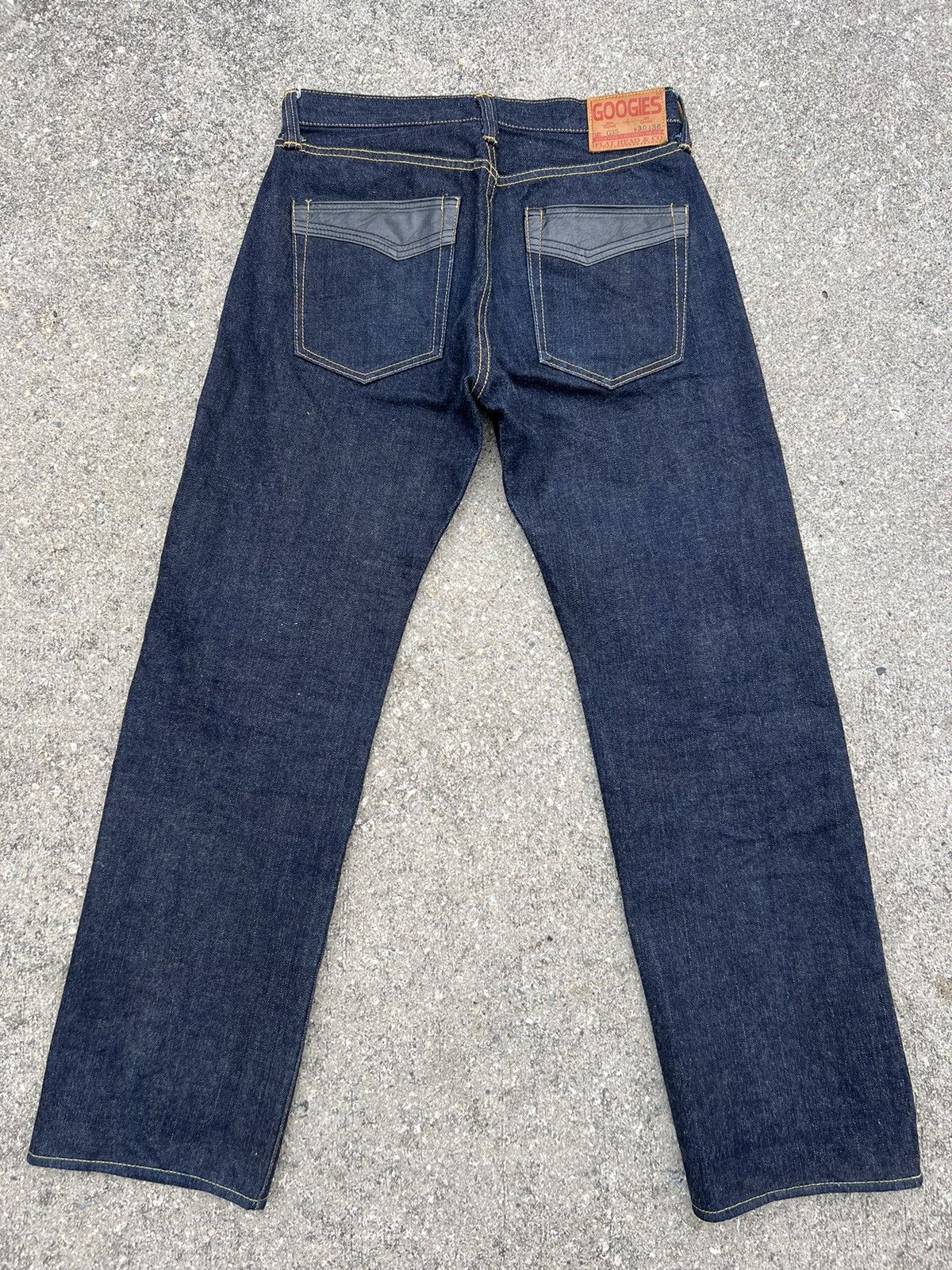 The Flat Head The Flat Head Googies G35 Dark Blue Denim Selvedge Jeans Size US 30 / EU 46 - 2 Thumbnail