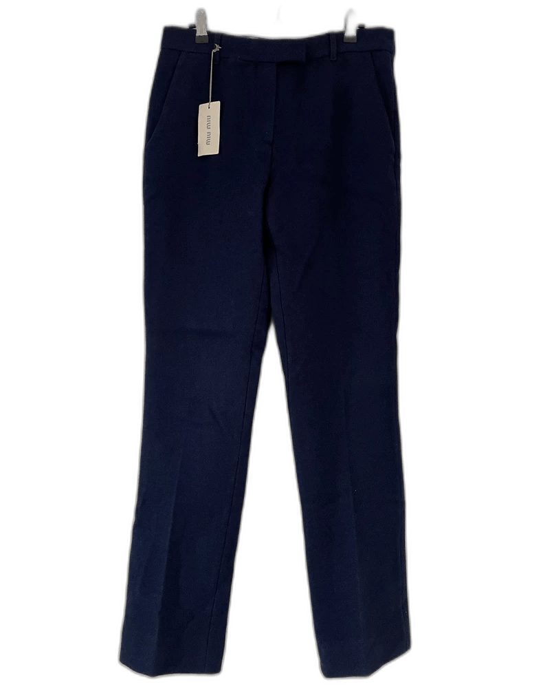 Prada Miu Miu Wool Blend Trousers for Men Size 34" / US 12 / IT 48 - 1 Thumbnail