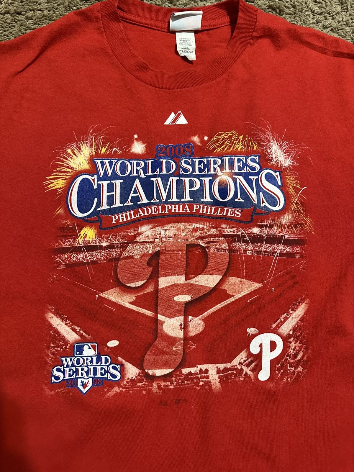 MLB Vintage MLB Philadelphia Phillies shirt 2008 size large Size US L / EU 52-54 / 3 - 2 Thumbnail