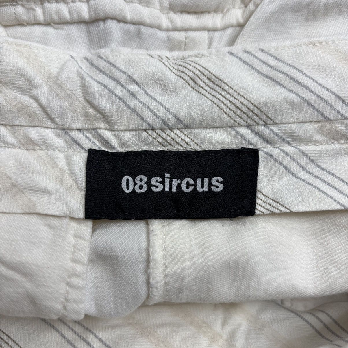 Yasuyuki Ishii 08 Sircus - "SAMPLE" Apocalypse White Cargo Pants Size US 30 / EU 46 - 7 Thumbnail
