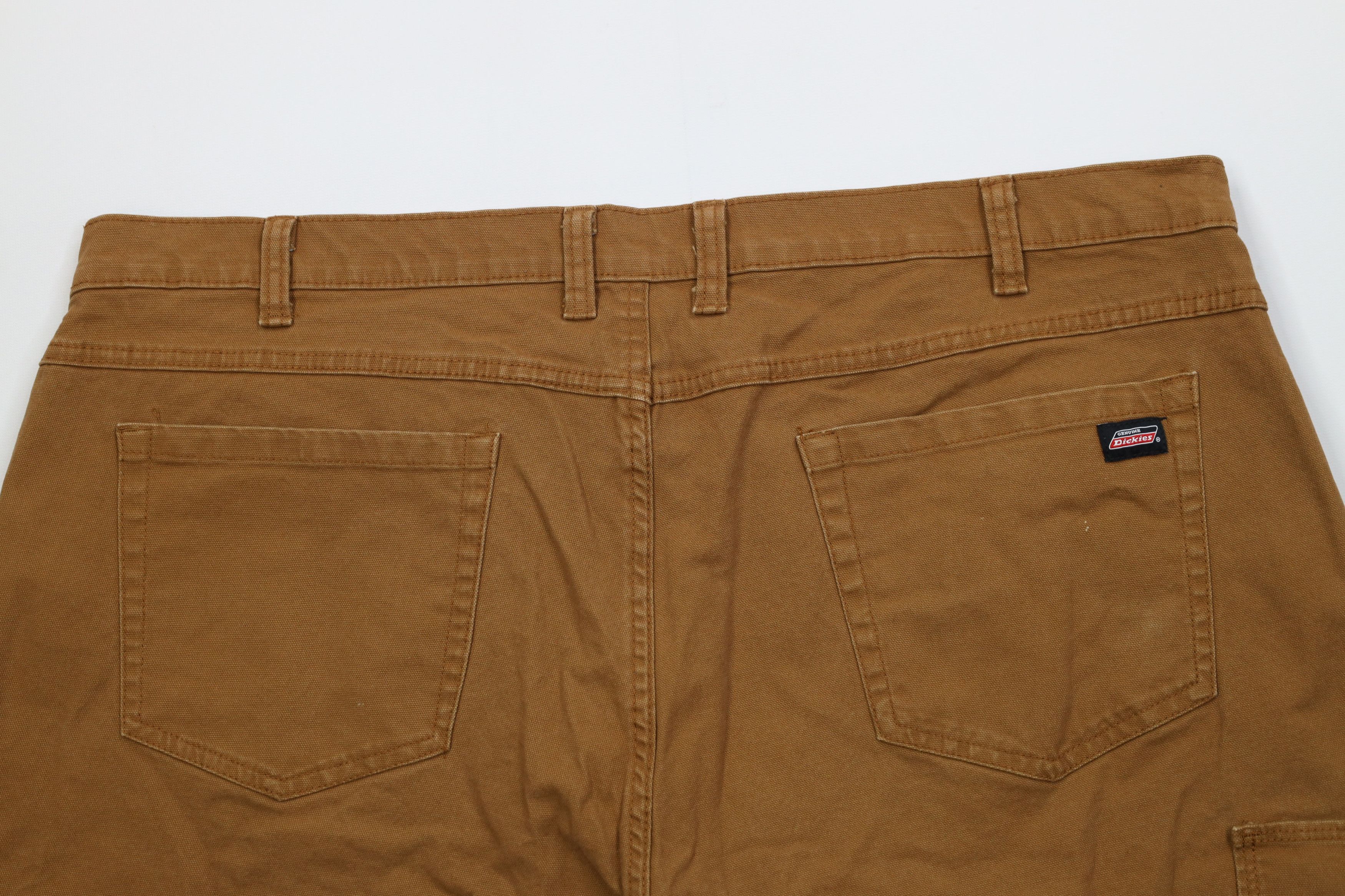 Dickies Vintage Y2K Dickies Canvas Dungaree Shorts Duck Brown Size US 42 / EU 58 - 9 Thumbnail