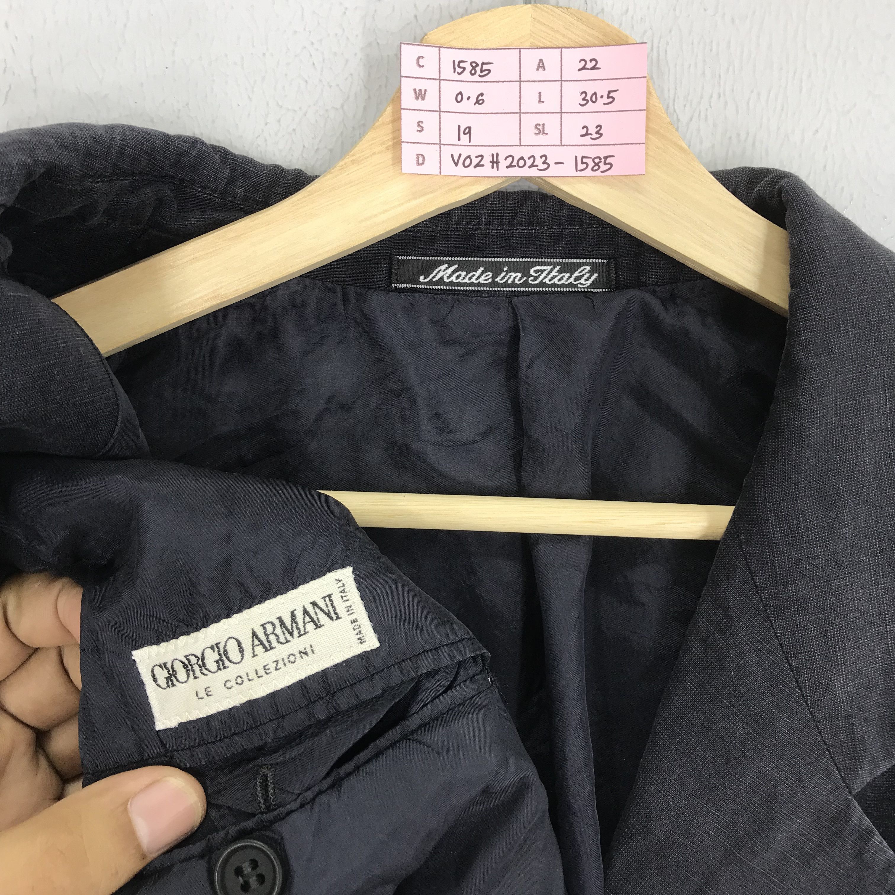 Giorgio Armani Vintage Giorgio Armani Italy Workers Casual Coat Size US M / EU 48-50 / 2 - 7 Thumbnail
