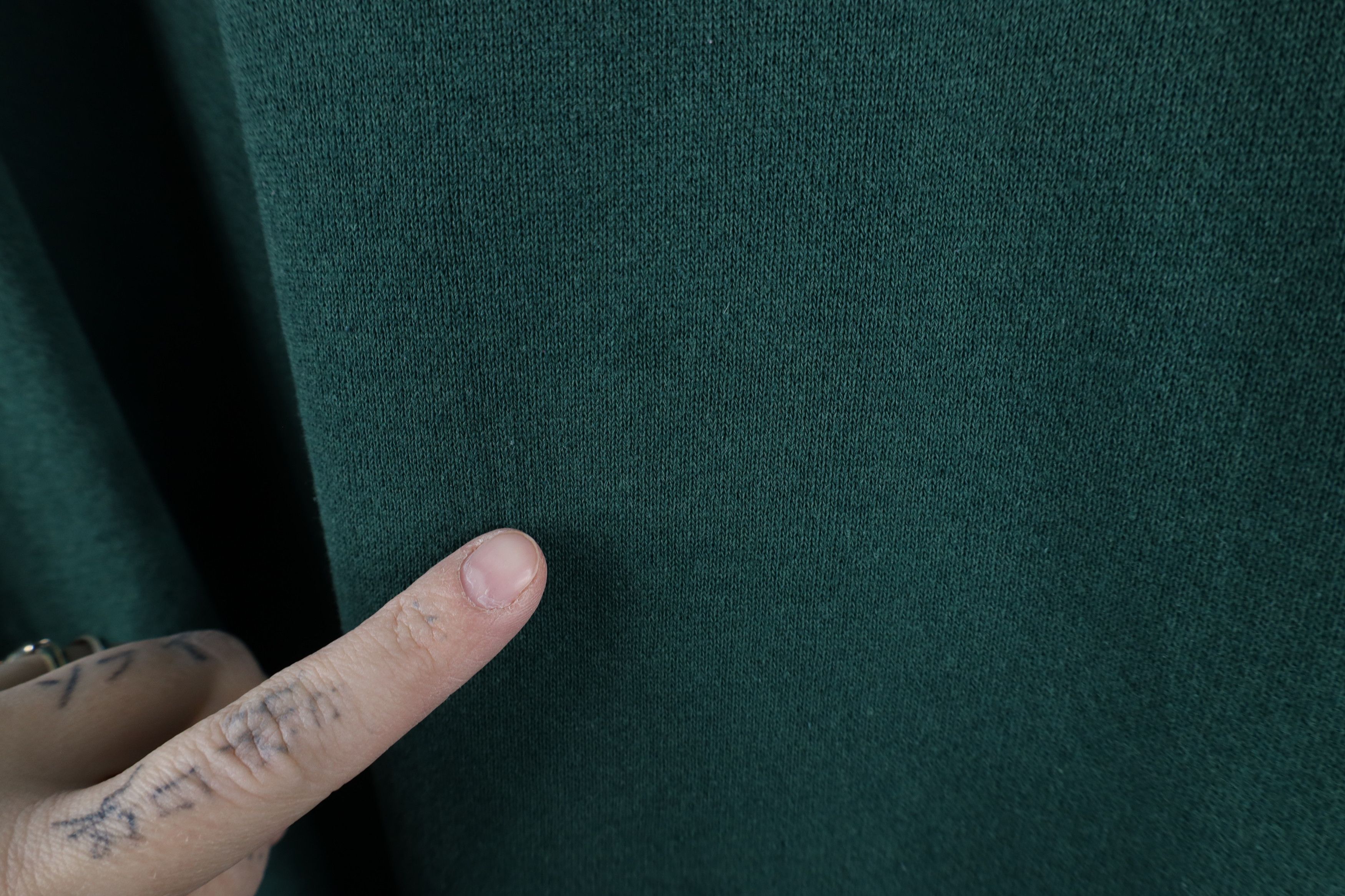Vintage Vintage 90s Streetwear Crewneck Sweatshirt Hunter Green USA Size US XL / EU 56 / 4 - 4 Thumbnail