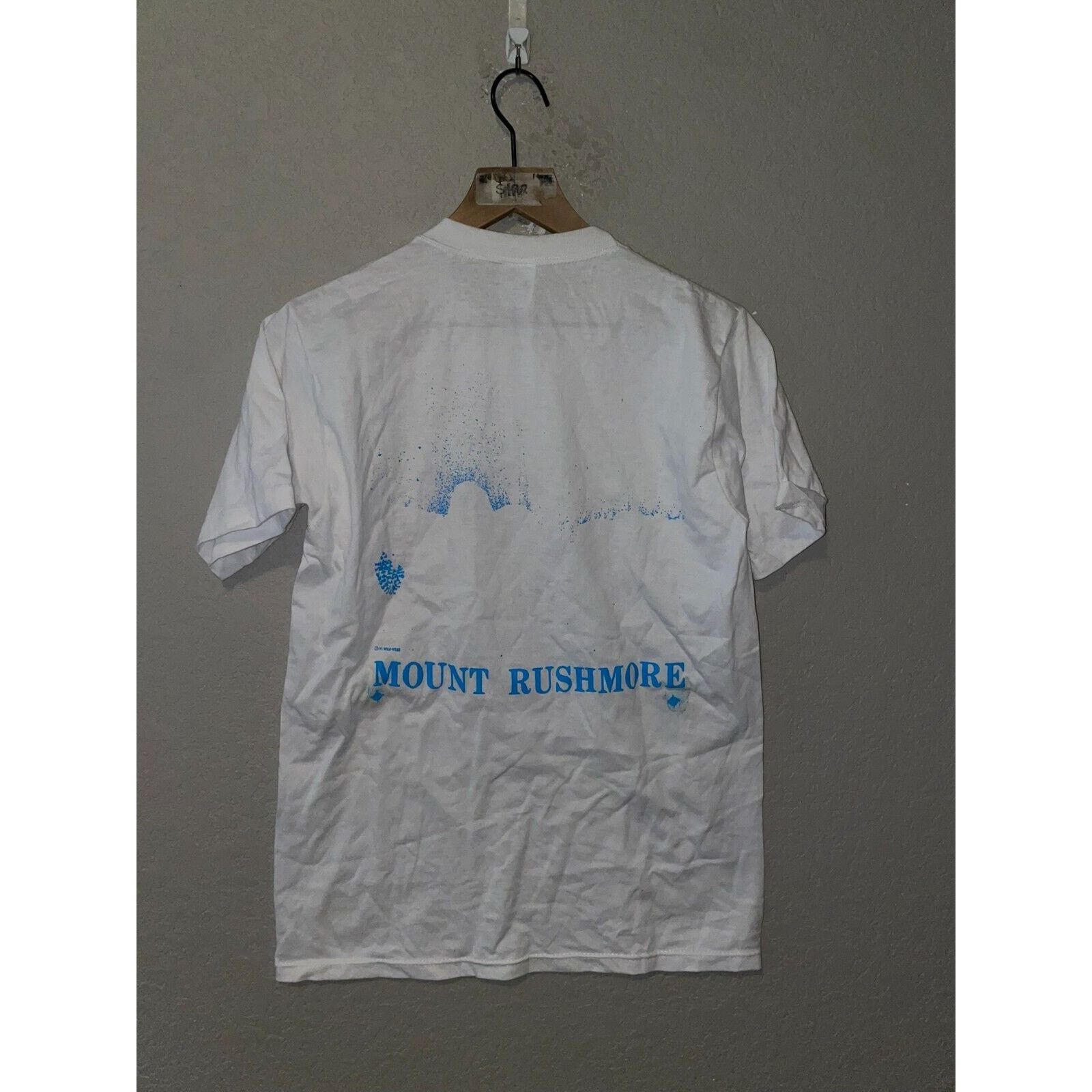 Jerzees Vintage Test Print Shirt Pocono Gardens Mount Rushmore 90s Size US M / EU 48-50 / 2 - 9 Thumbnail