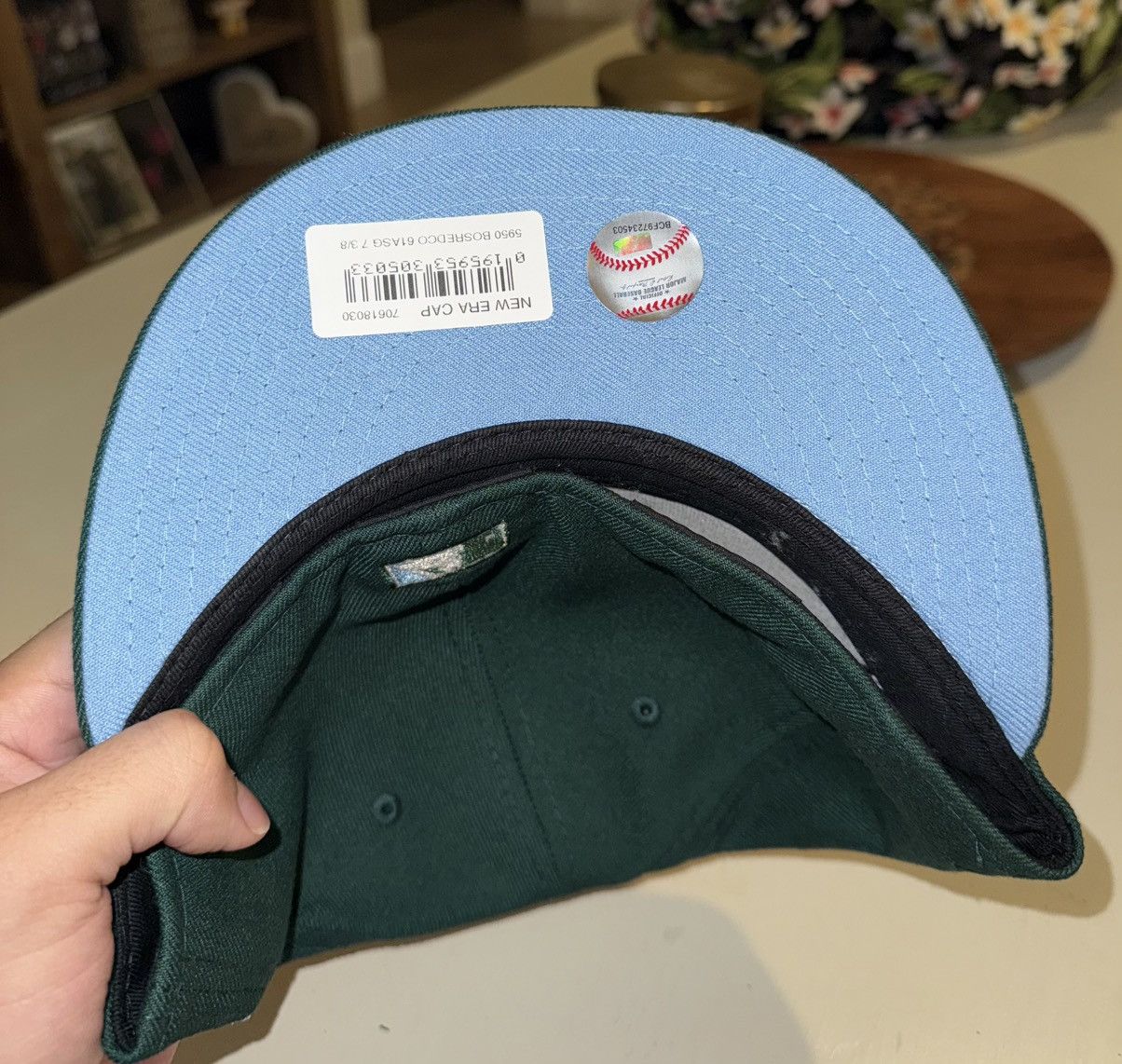 New Era 7 3/8 New Era Green Boston Red Sox, 1961 Patch Size ONE SIZE - 3 Thumbnail