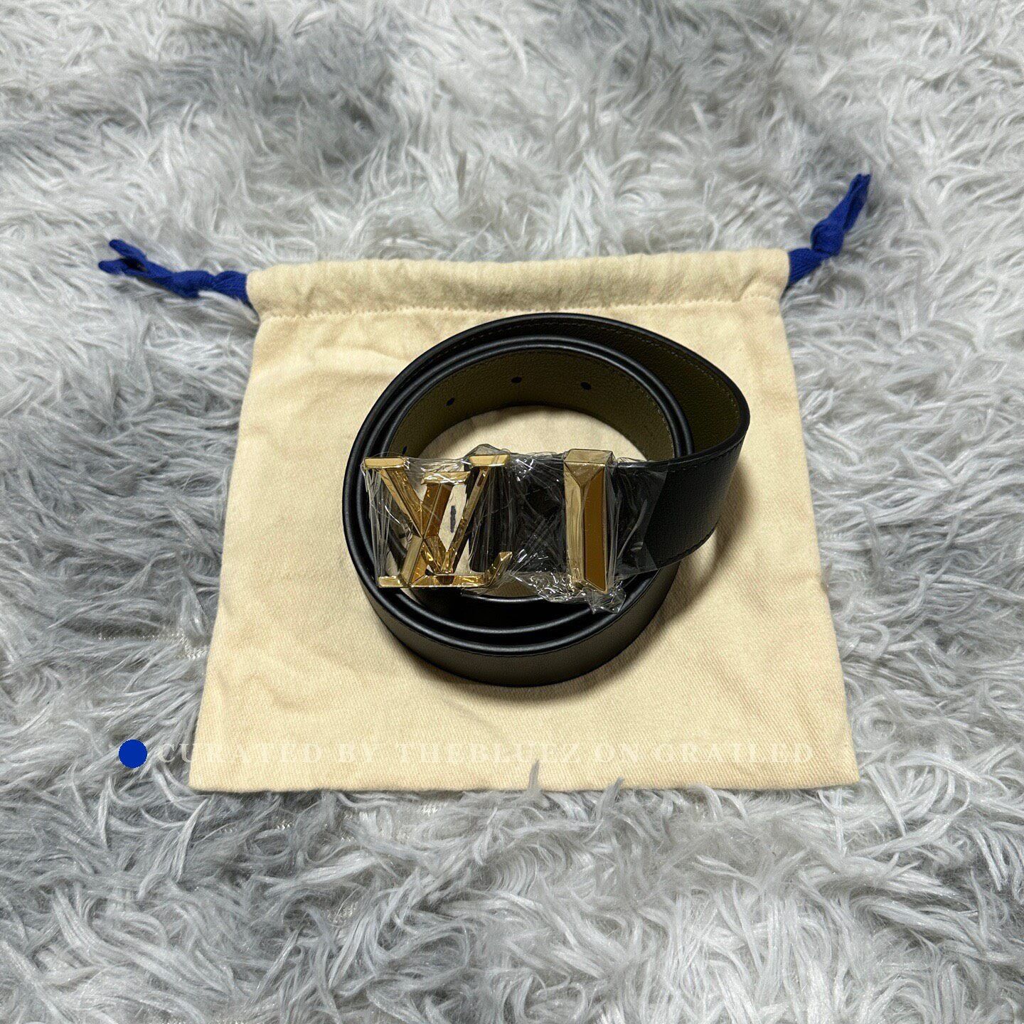 Louis Vuitton Louis Vuitton Leather Brass Belt Size ONE SIZE - 1 Thumbnail